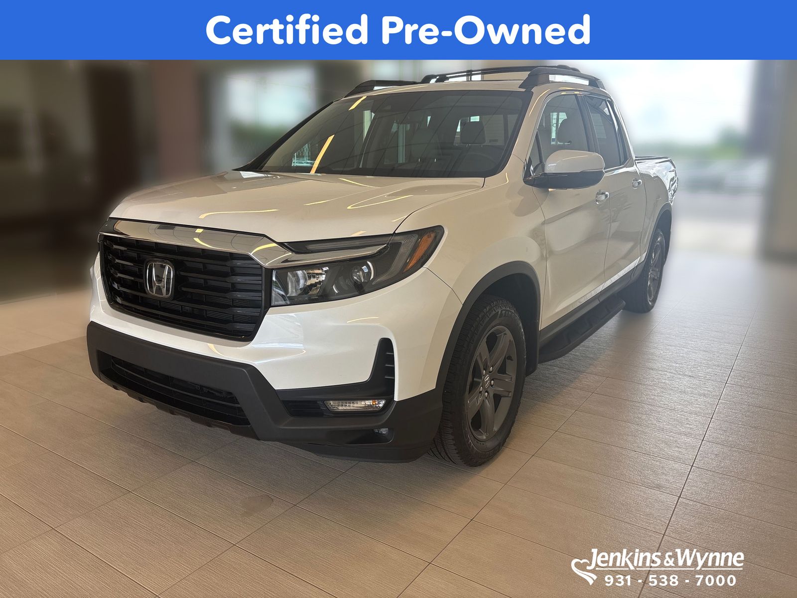 Platinum White Pearl 2022 Honda Ridgeline RTL-E AWD Pickup Truck All-Wheel Drive 9-Speed Automatic