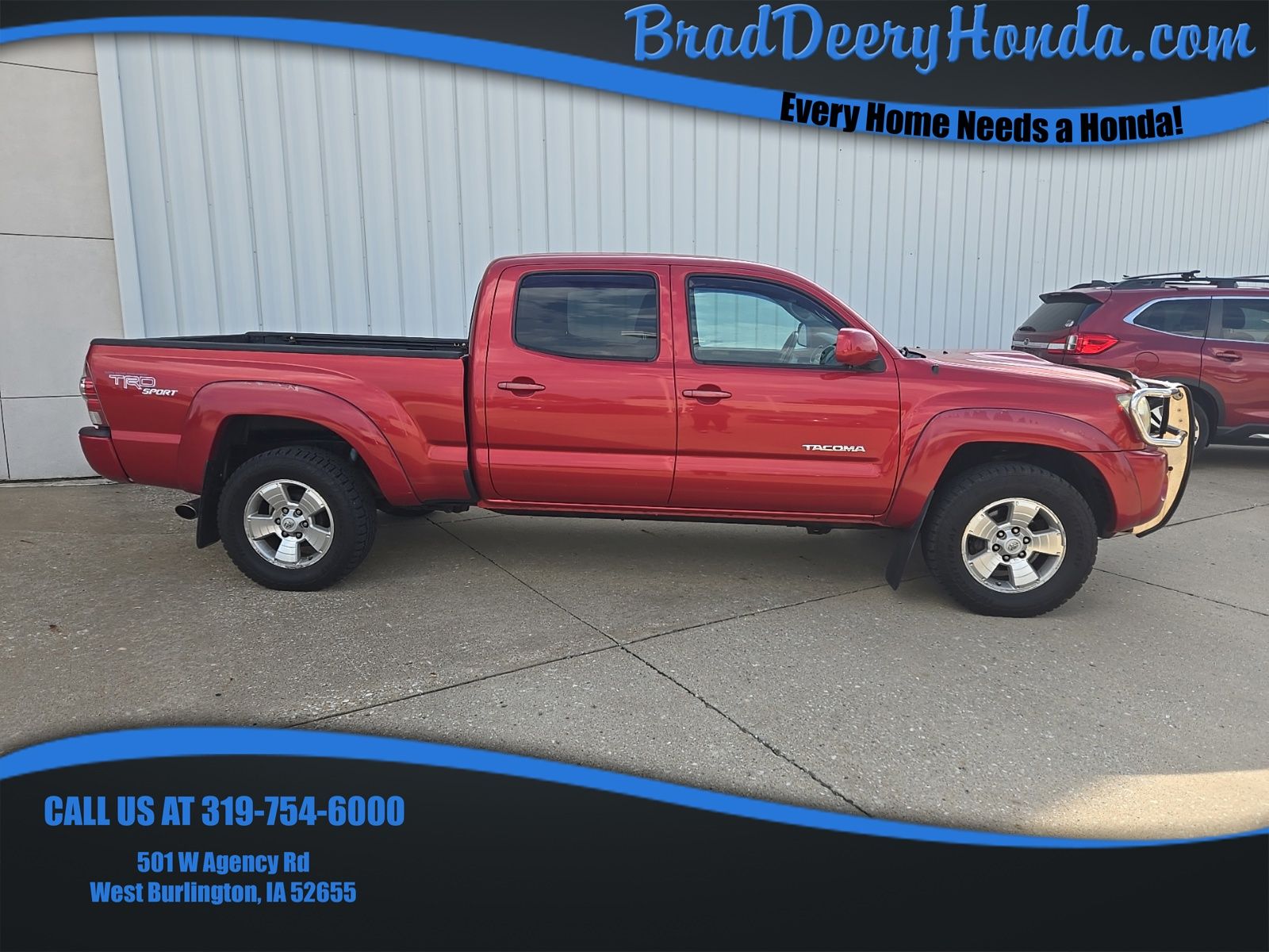 Barcelona Red Metallic 2010 Toyota Tacoma Pickup Truck Four-Wheel Drive 5-Speed Automatic Overdrive