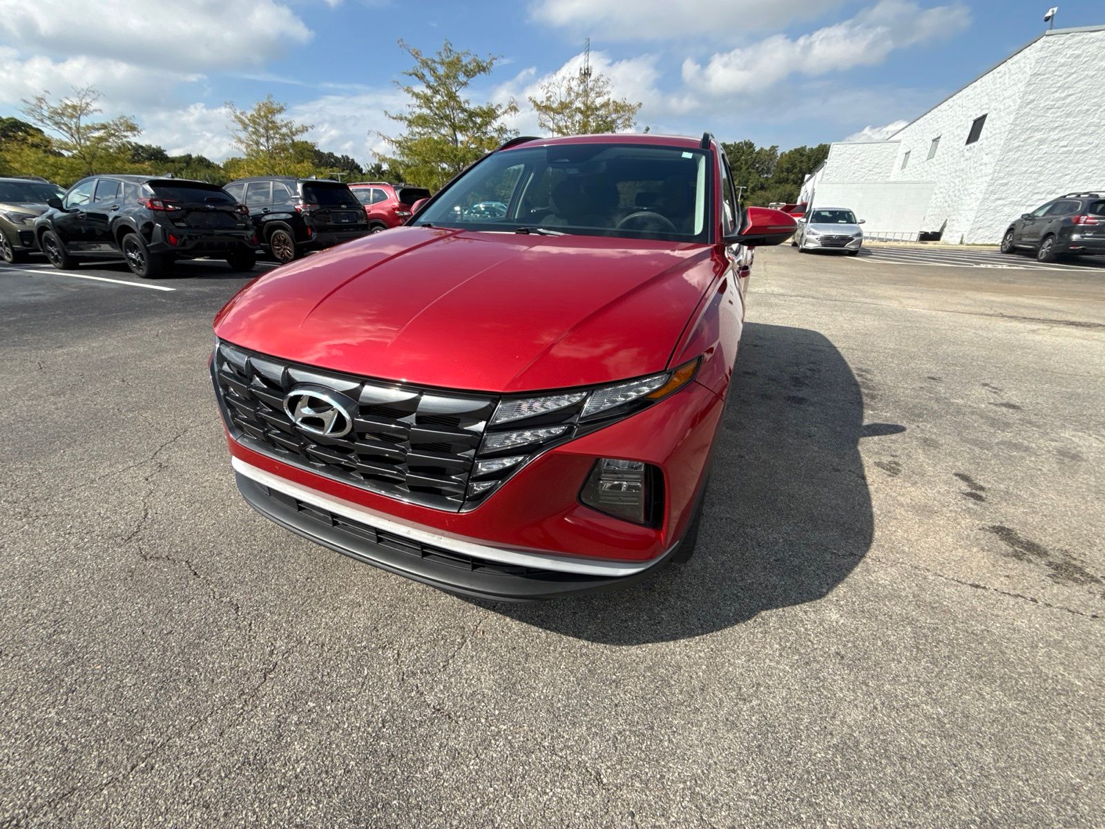 Calypso Red 2022 Hyundai Tucson SUV / Crossover All-Wheel Drive 8-Speed Automatic