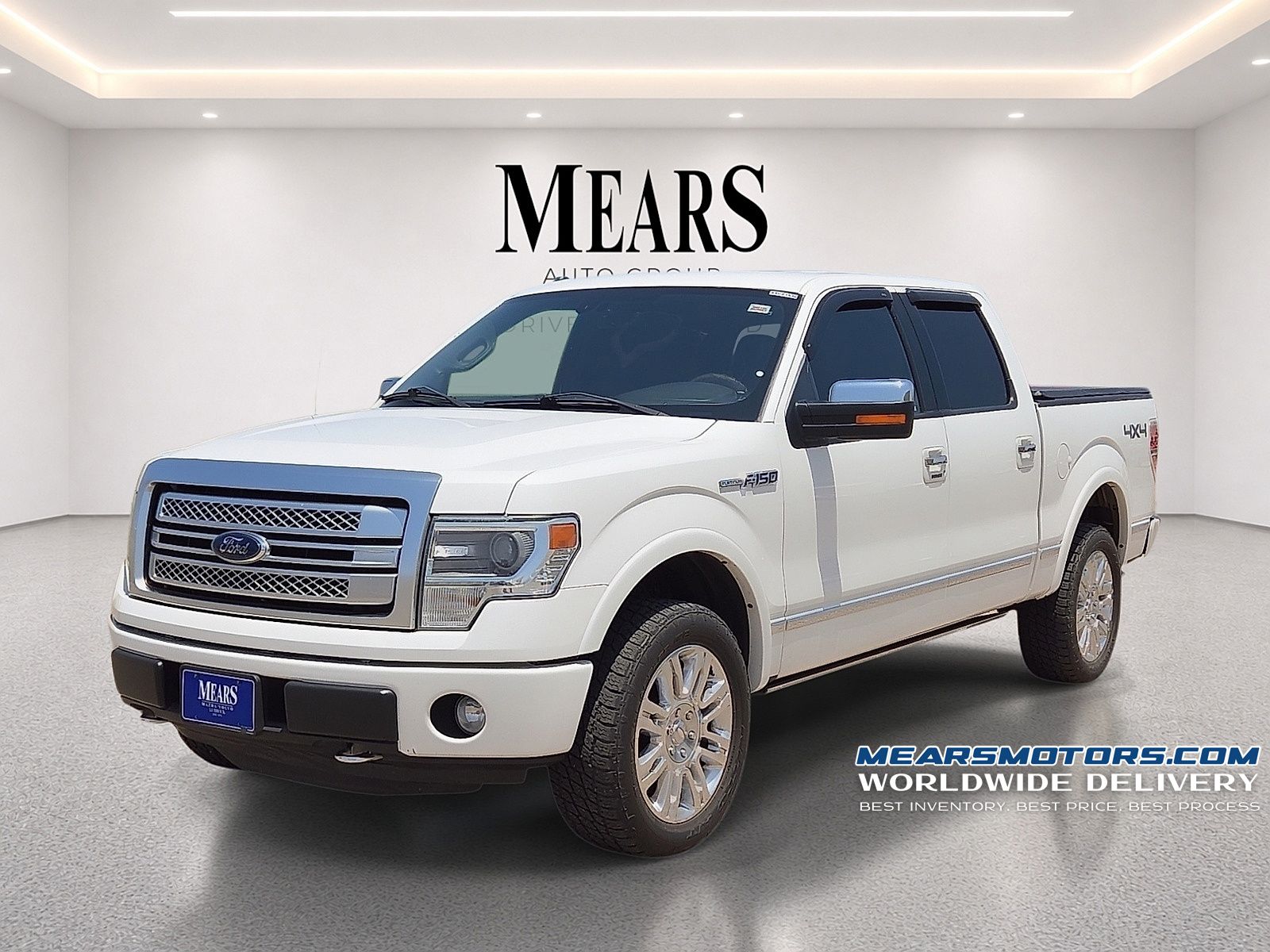 White Platinum Metallic Tri-Coat 2013 Ford F-150 Pickup Truck Four-Wheel Drive 6-Speed Automatic