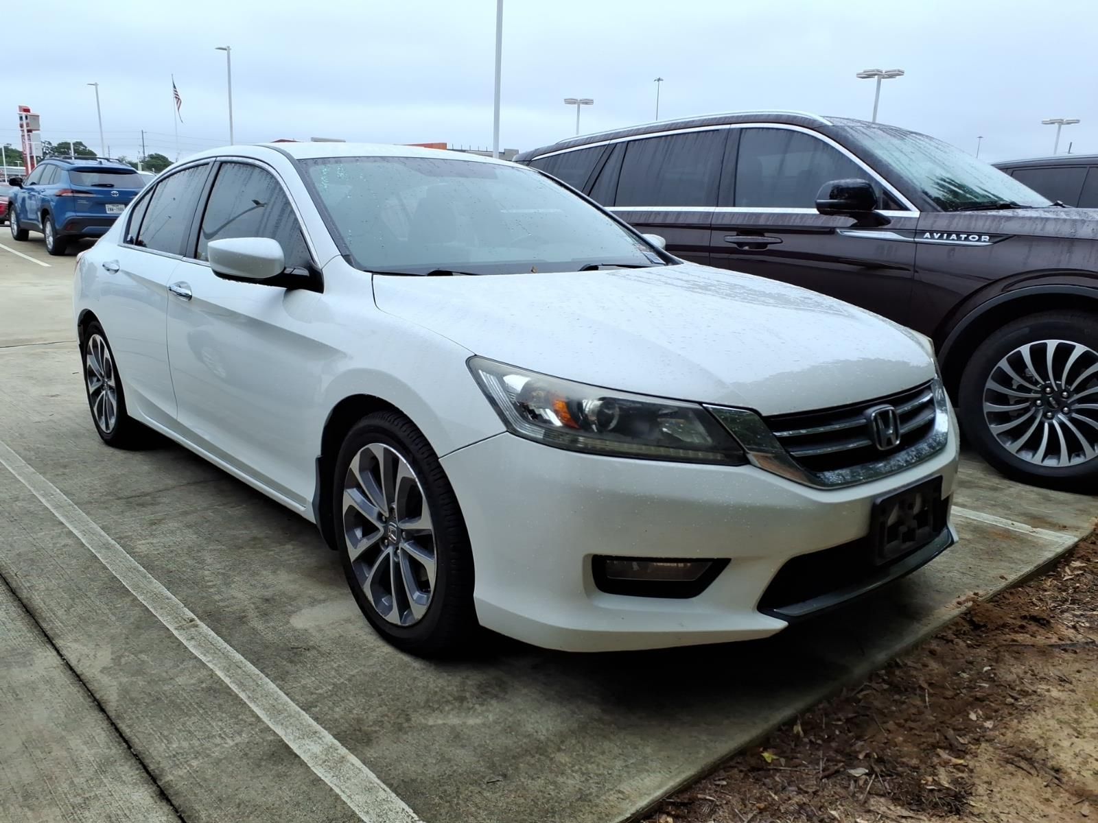 2014 Honda Accord Sport White at Emmons Autoplex