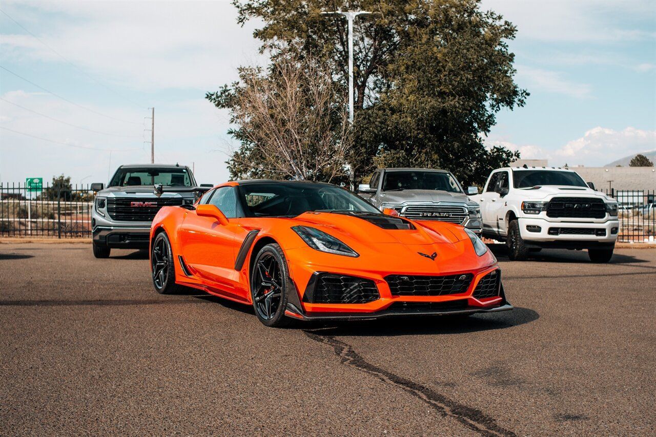 Sebring Orange Tintcoat 2019 Chevrolet Corvette ZR1 3ZR Coupe RWD Coupe Rear-Wheel Drive 8-Speed Automatic