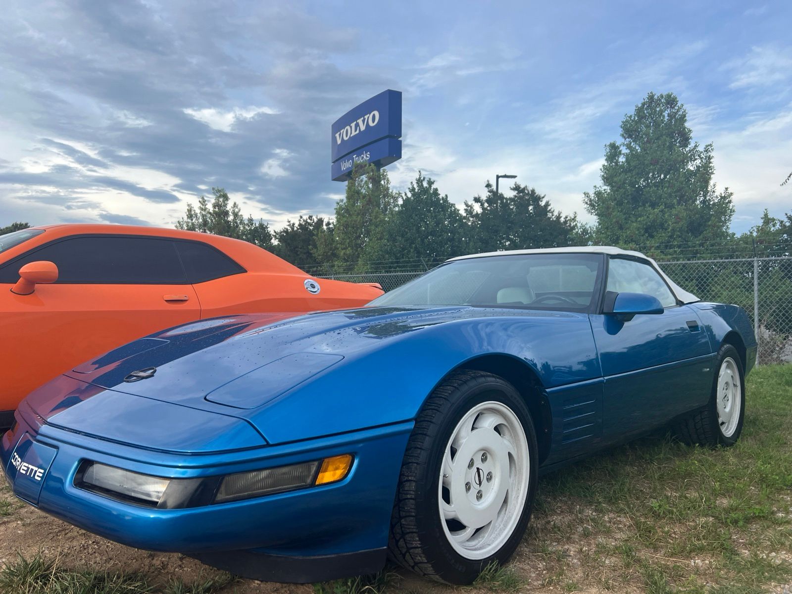 Blue 1992 Chevrolet Corvette Convertible Rear-Wheel Drive 4-Speed Automatic