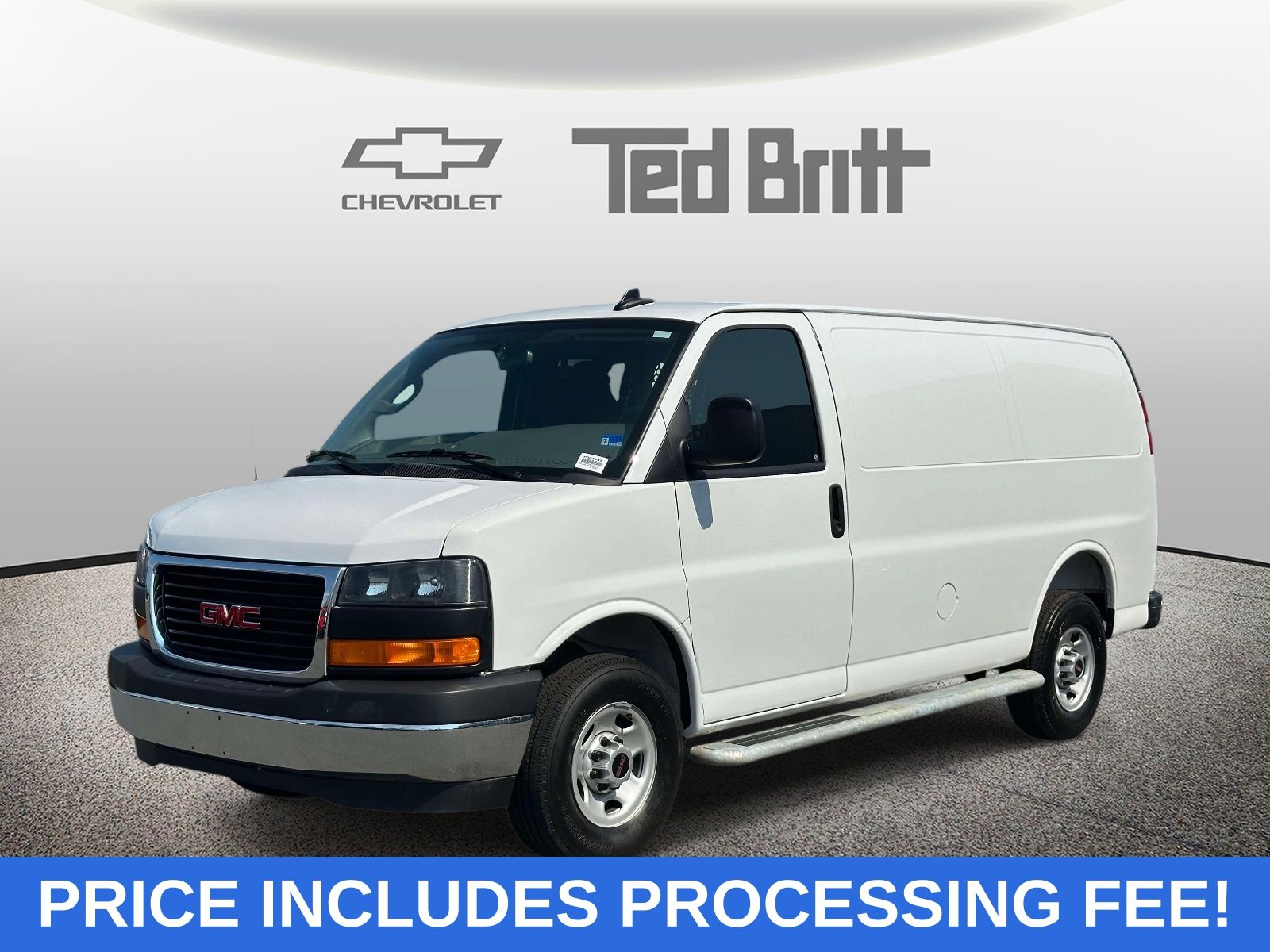 Summit White 2025 GMC Savana Cargo Van Rear-Wheel Drive 8-Speed Automatic Overdrive