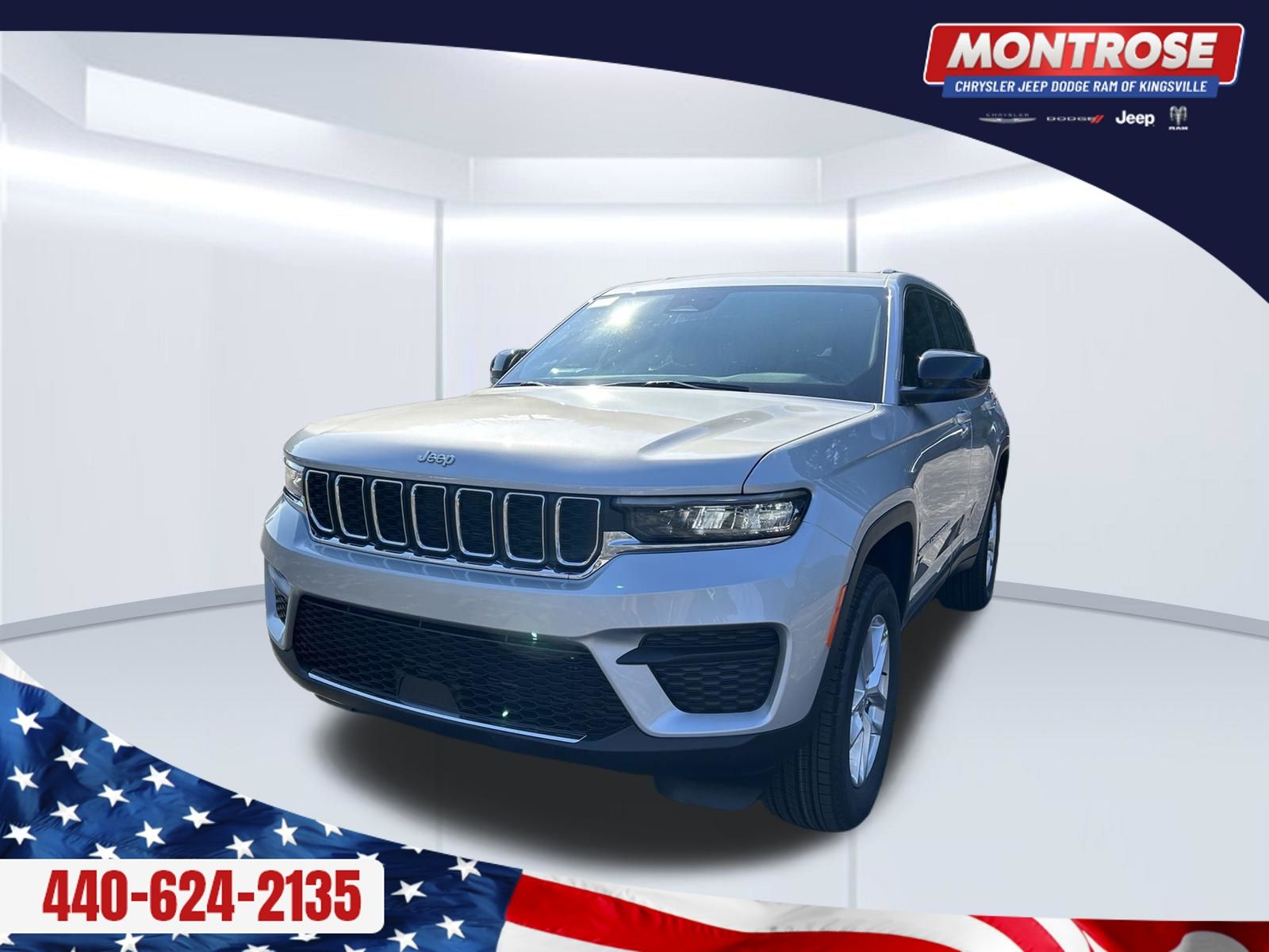Silver 2026 Jeep Grand Cherokee SUV / Crossover Four-Wheel Drive 8-Speed Automatic