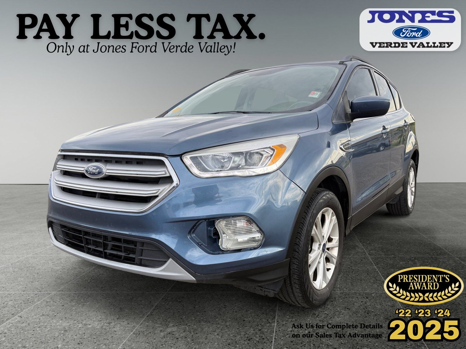 Blue Metallic 2018 Ford Escape SUV / Crossover All-Wheel Drive 6-Speed Automatic