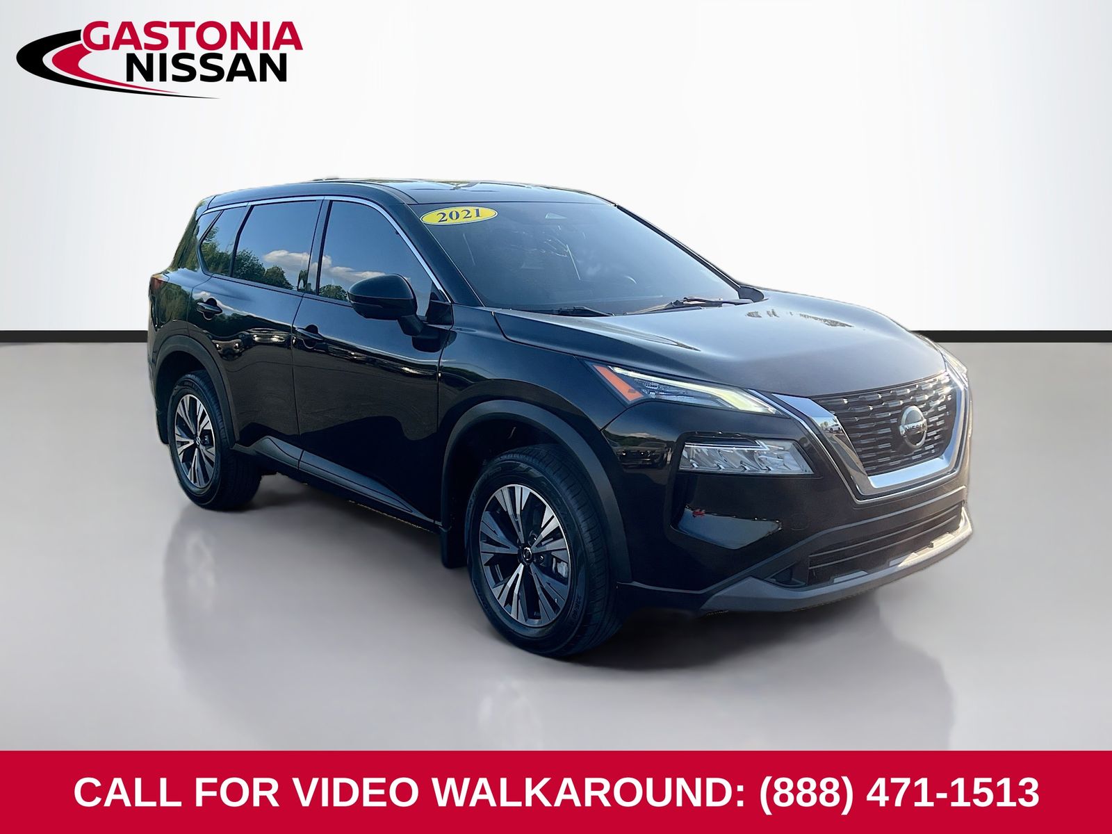 Super Black 2021 Nissan Rogue SV FWD SUV / Crossover Front-Wheel Drive Continuously Variable Transmission
