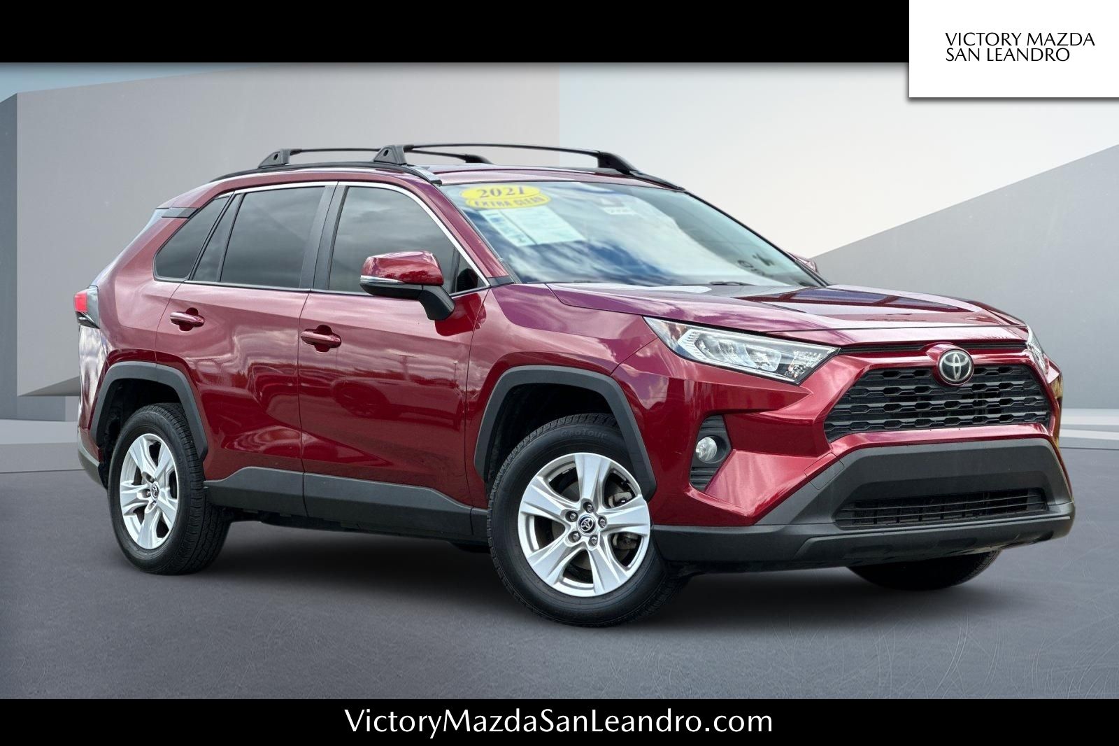 Red (Ruby Flare Pearl) 2021 Toyota RAV4 SUV / Crossover Front-Wheel Drive 8-Speed Automatic