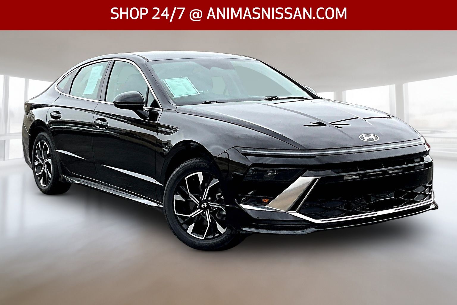 Onyx Black 2024 Hyundai Sonata SEL FWD Sedan Front-Wheel Drive 8-Speed Automatic