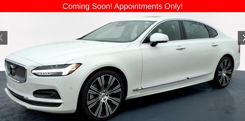 Crystal White 2022 Volvo S90 B6 Inscription AWD Sedan All-Wheel Drive Automatic