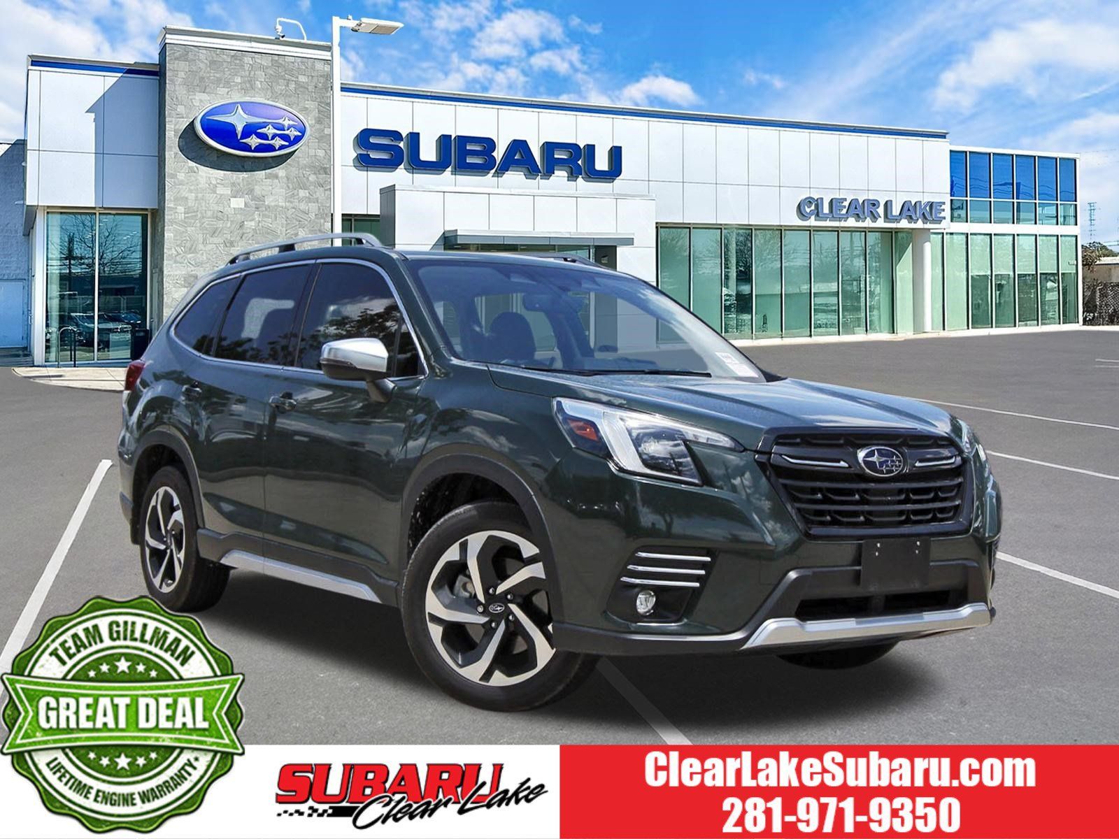 Cascade Green Silica 2024 Subaru Forester SUV / Crossover All-Wheel Drive Continuously Variable Transmission