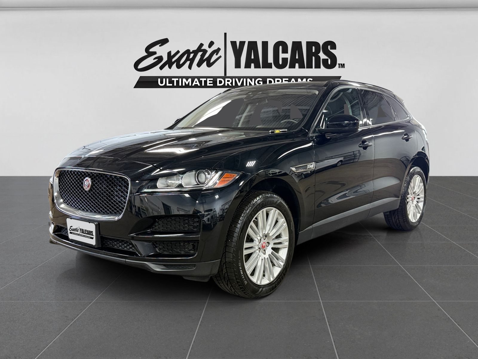 Black 2017 Jaguar F-PACE 35t Premium AWD SUV / Crossover All-Wheel Drive 8-Speed Automatic