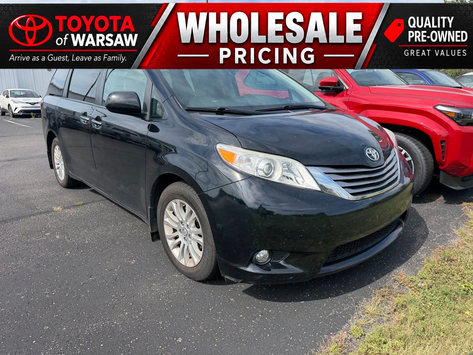 2017 Toyota Sienna Negro (Midnight Black Metallic) Minivan Tracción delantera 8 velocidades Automática