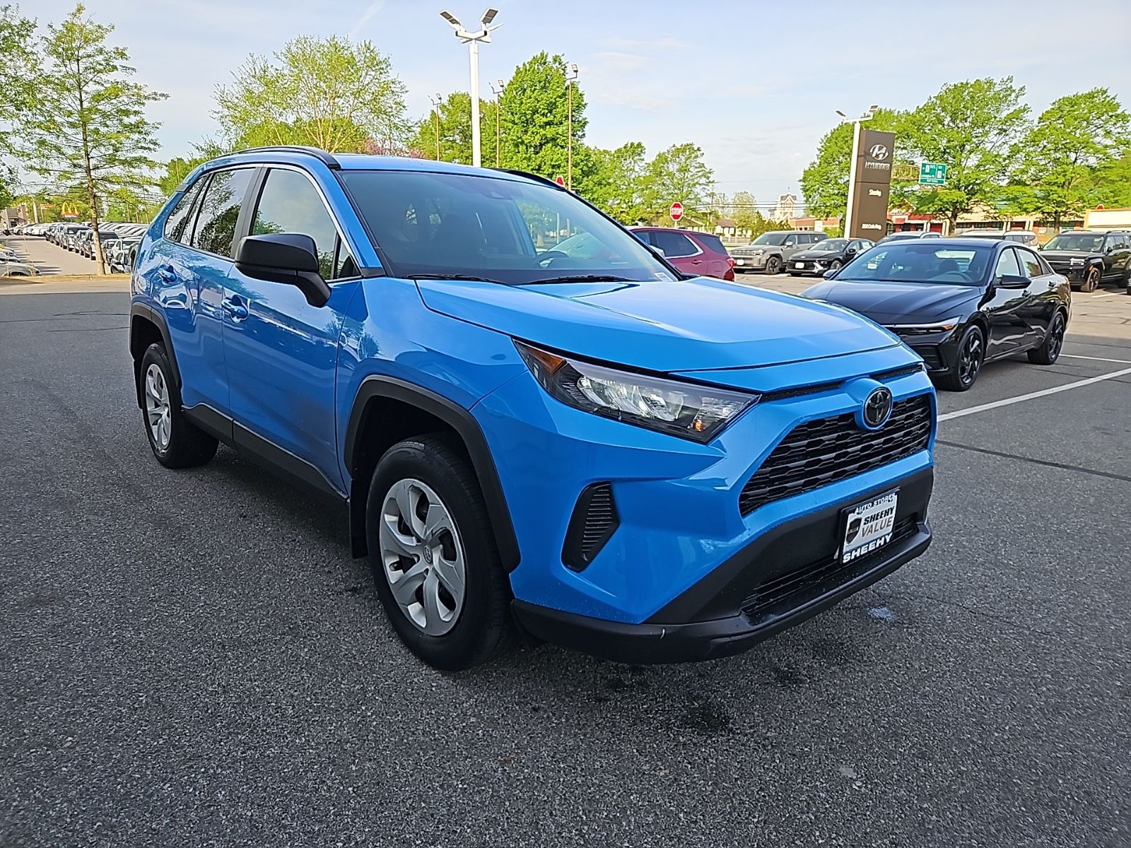 Blue Flame 2019 Toyota RAV4 LE AWD SUV / Crossover All-Wheel Drive 8-Speed Automatic