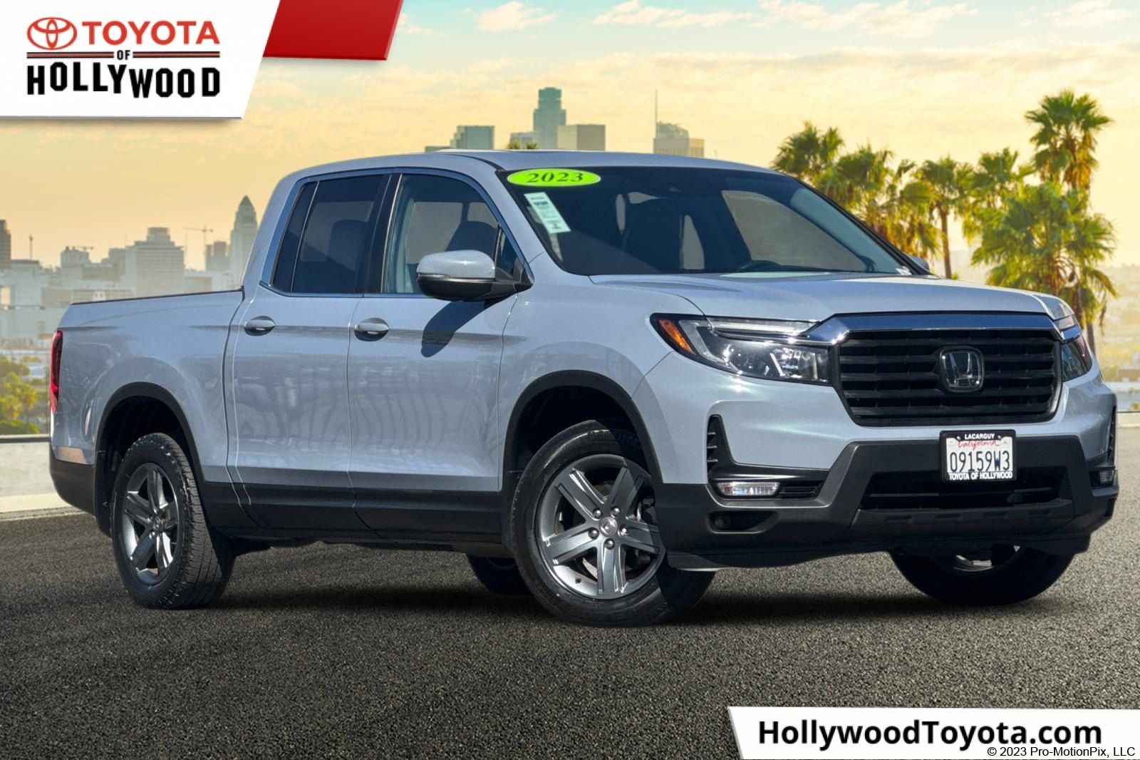 Pacific Pewter Metallic 2023 Honda Ridgeline Pickup Truck All-Wheel Drive 9-Speed Automatic