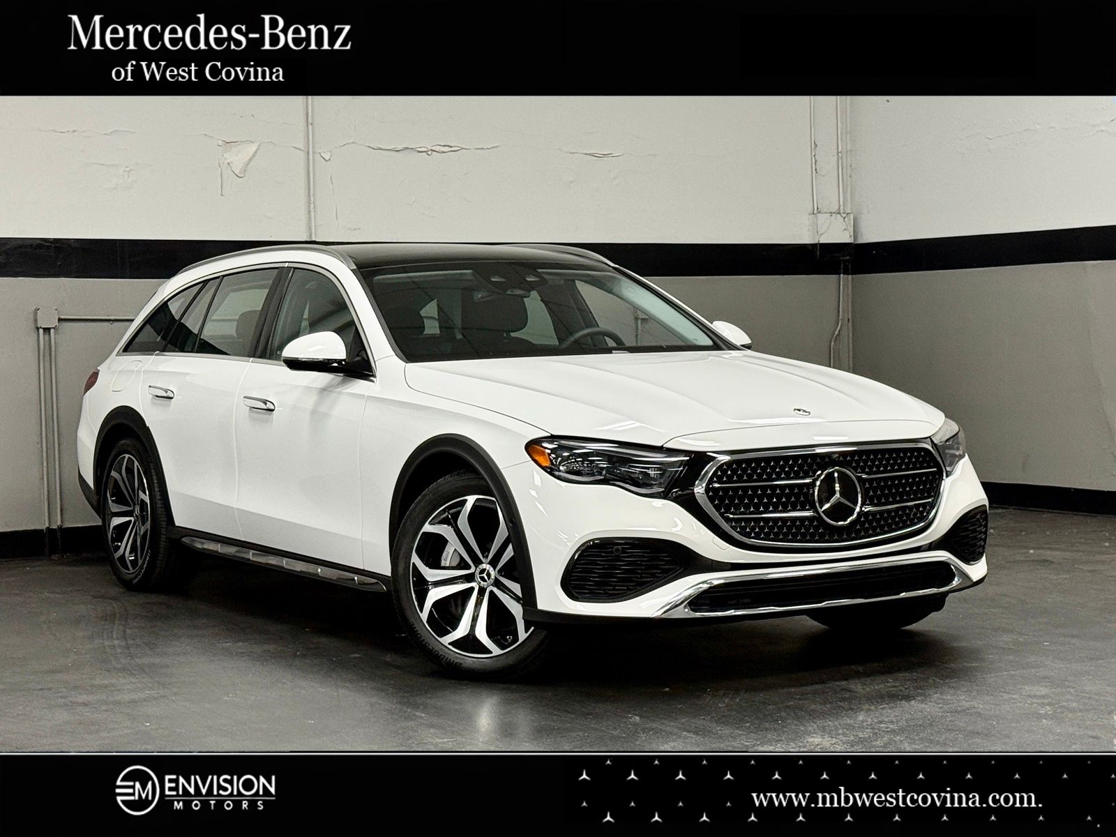 Polar White 2025 Mercedes-Benz E-Class All-Terrain Wagon All-Wheel Drive 9-Speed Automatic