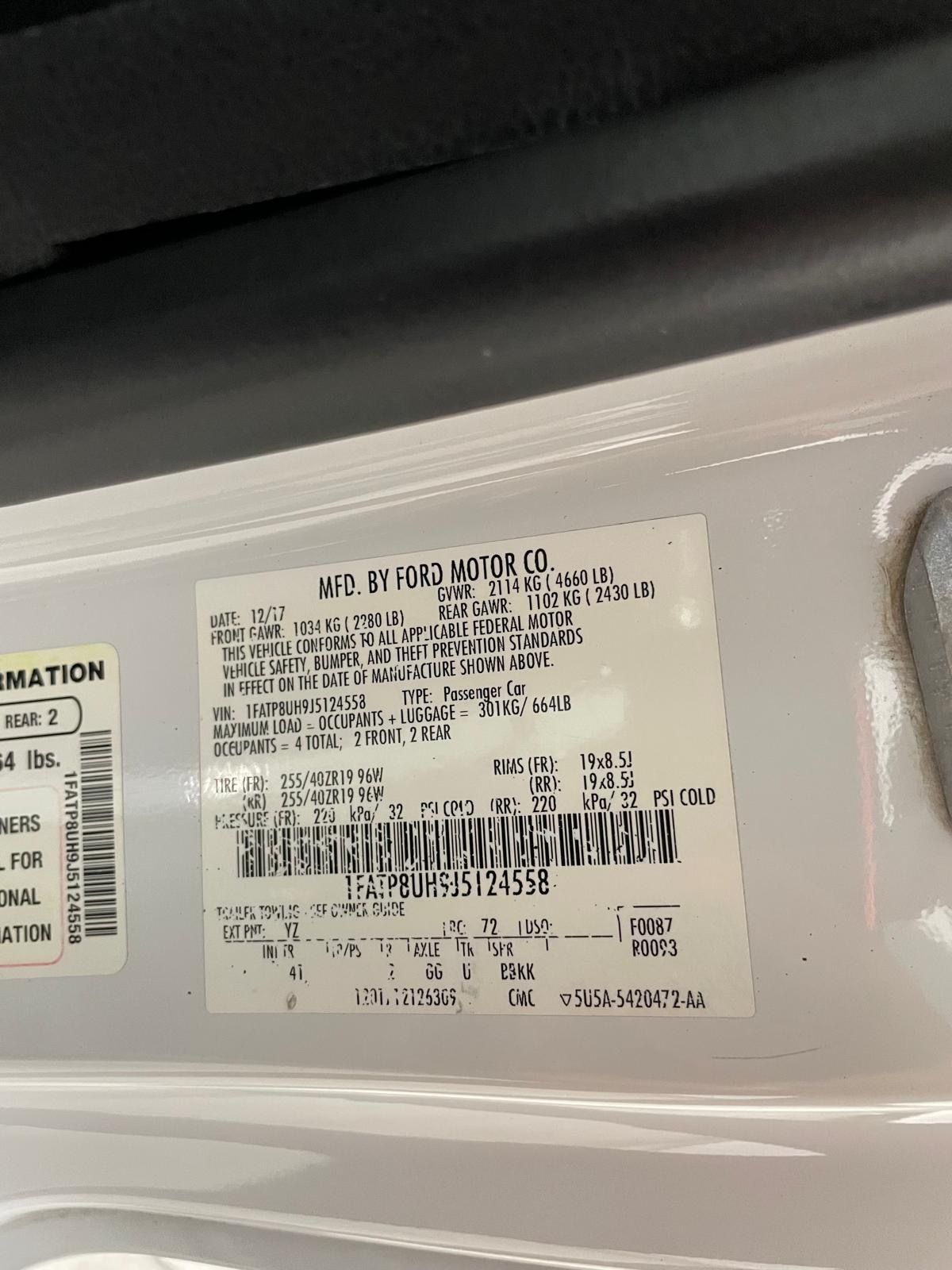 Used Car 2018 Ford Mustang  Ecoboost Premium For Sale Under $20,000 In Austin, Texas