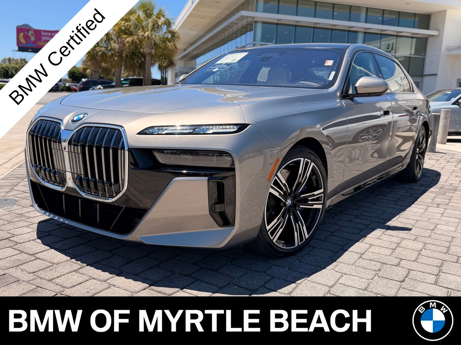 Gray (Oxide Grey Metallic) 2025 BMW 7 Series Sedan All-Wheel Drive 8-Speed Automatic