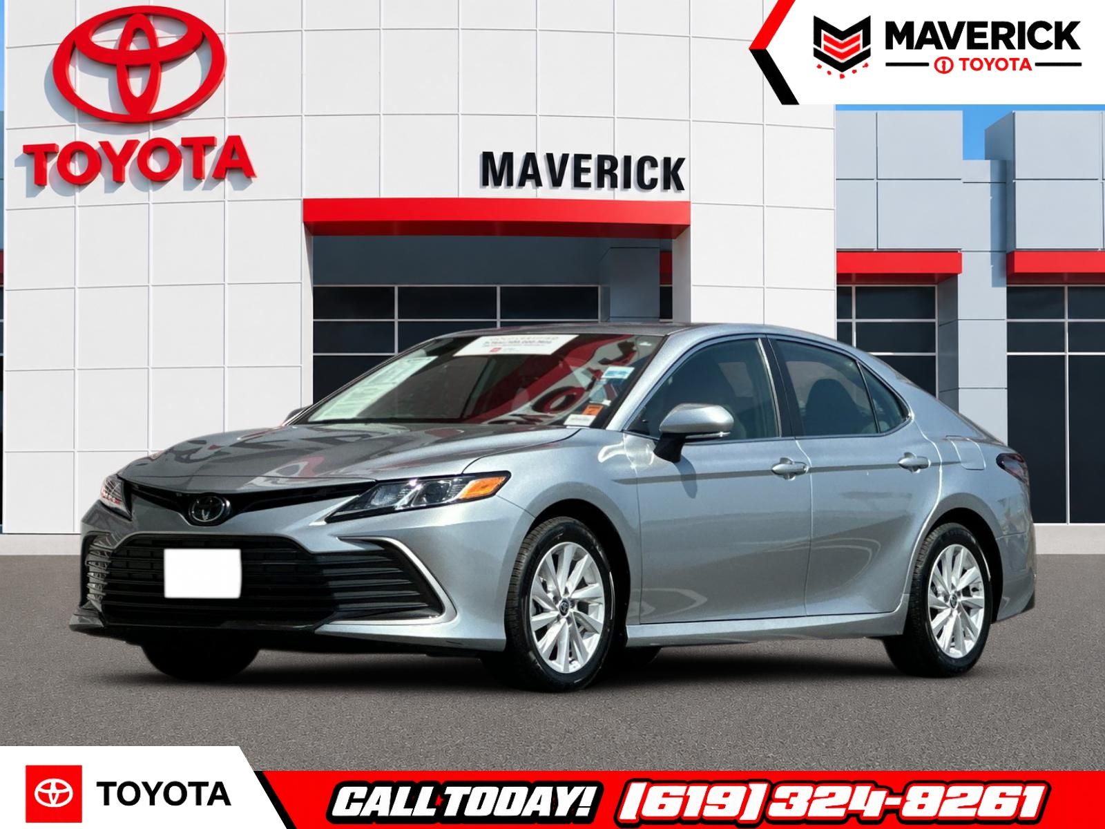 Celestial Silver Metallic 2023 Toyota Camry LE FWD Sedan Front-Wheel Drive 8-Speed Automatic