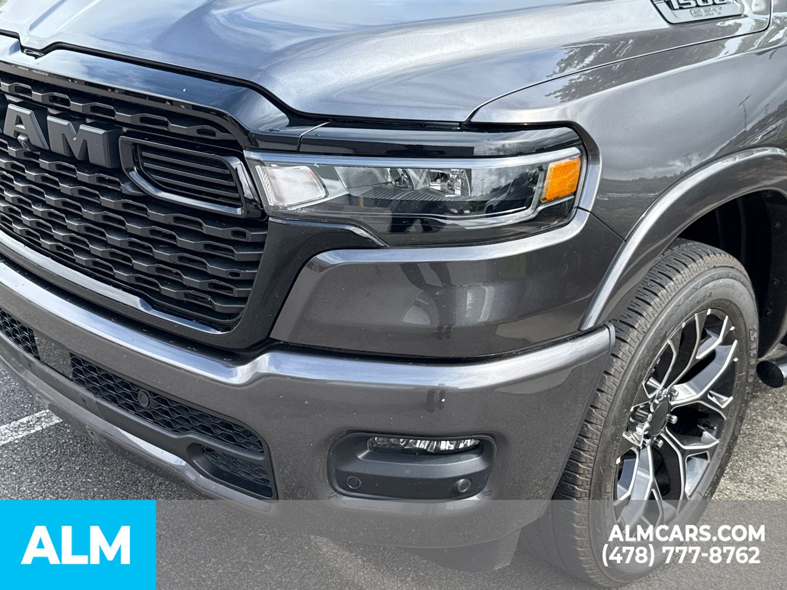 Used 2025 Granite Crystal Metallic Clearcoat RAM Big Horn/Lone Star image 9