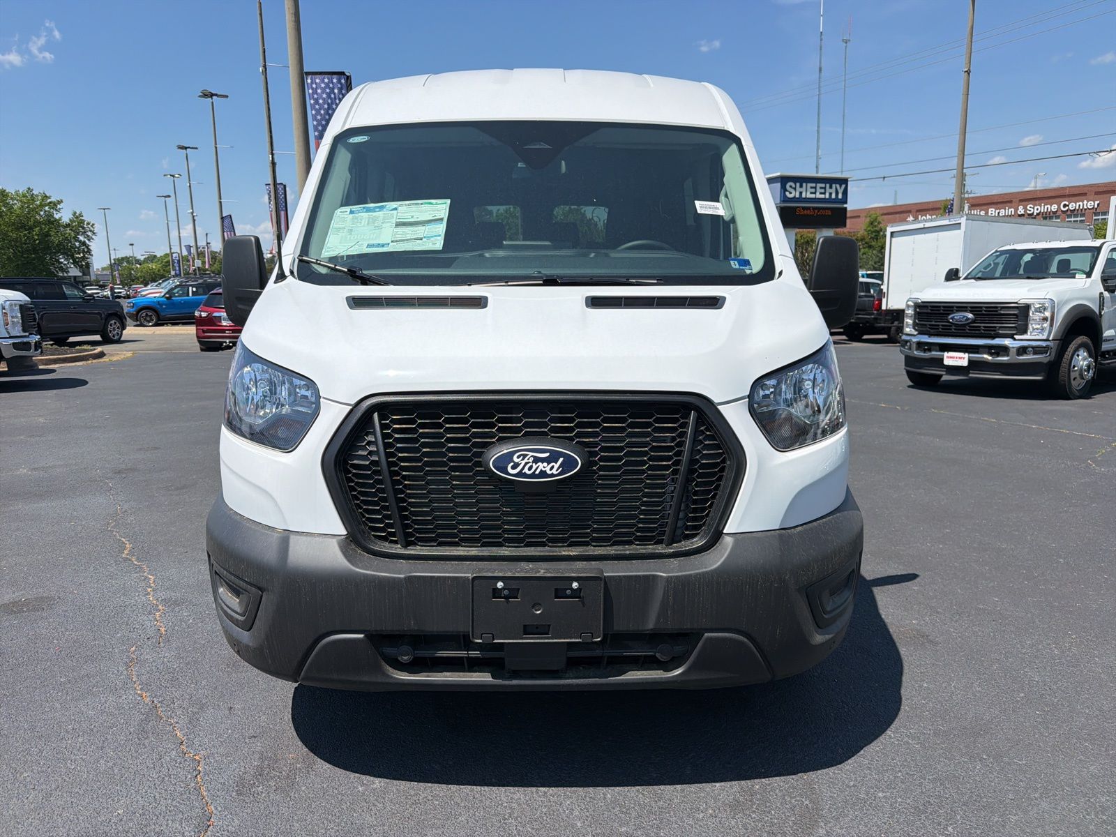 New 2026 White Ford Mid Roof 15-Passenger Van image 3