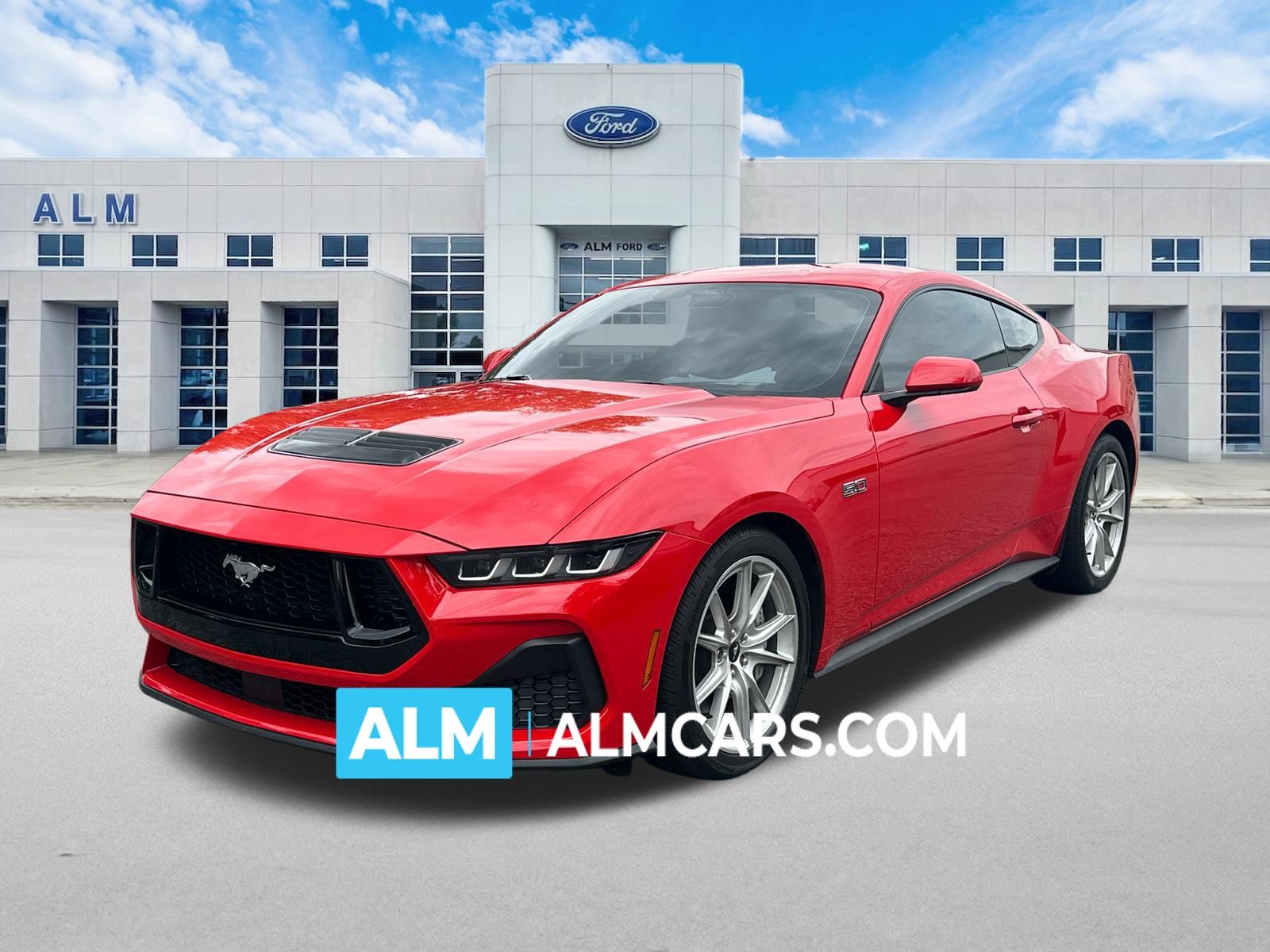 Race Red 2024 Ford Mustang Coupe Rear-Wheel Drive Automatic