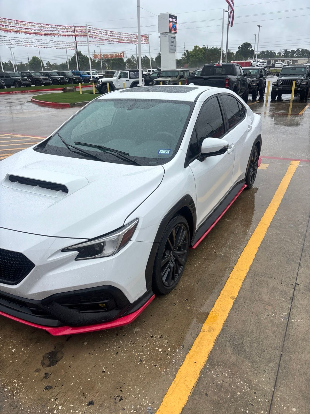Ceramic White 2023 Subaru WRX Sedan All-Wheel Drive 6-Speed Manual
