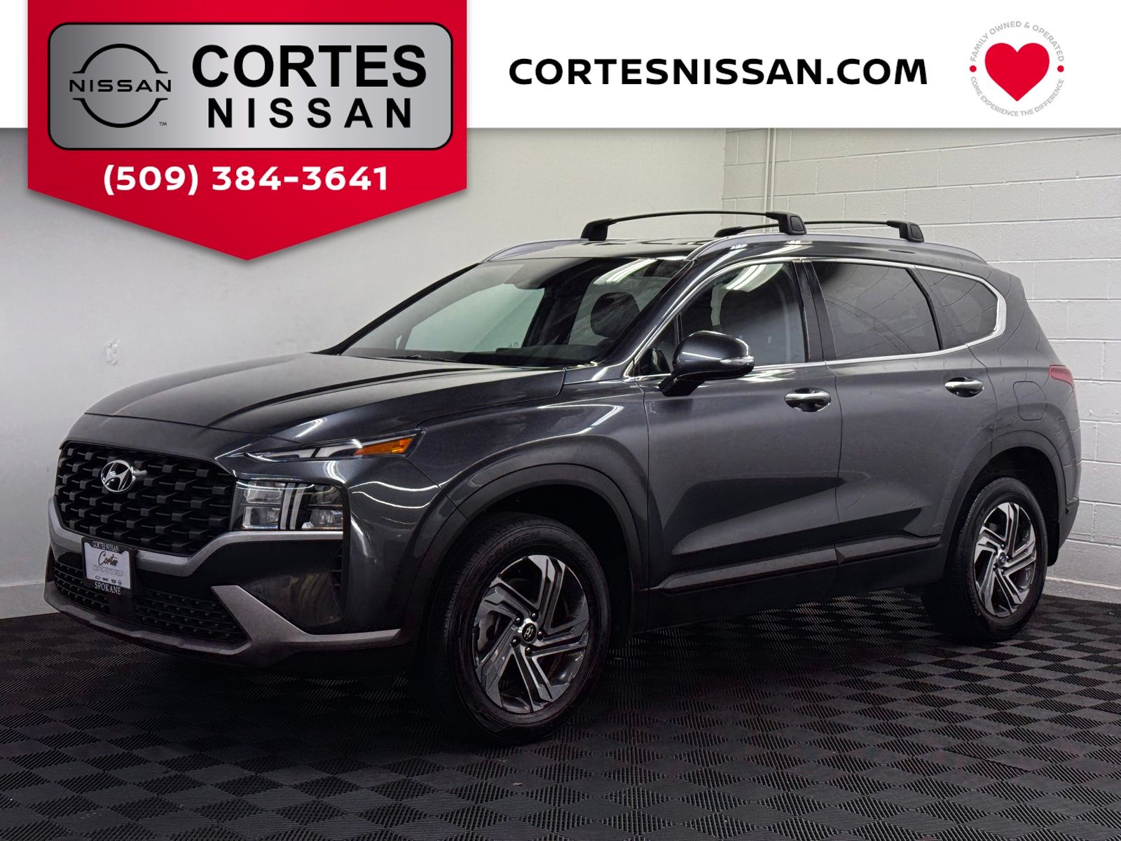 Portofino Gray 2023 Hyundai Santa Fe SEL AWD SUV / Crossover All-Wheel Drive 8-Speed Automatic