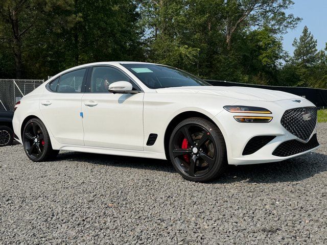 Alta White 2026 Genesis G70 Sedan All-Wheel Drive 8-Speed Automatic