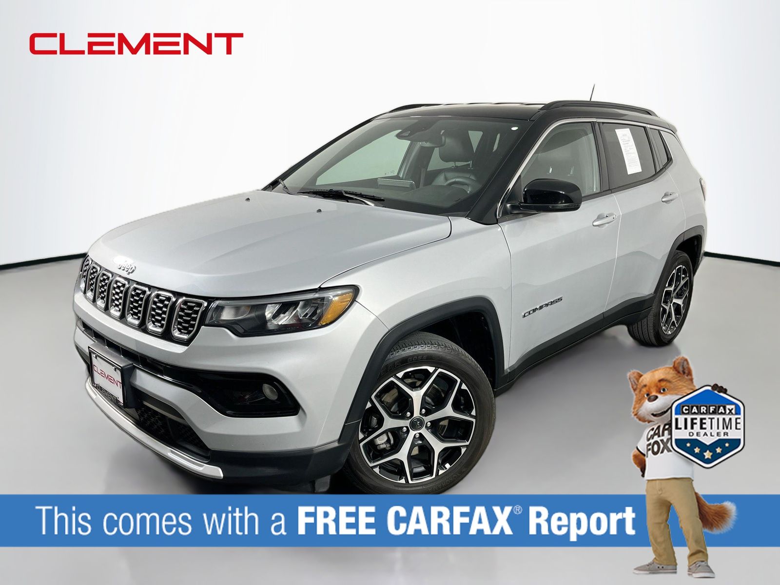 Silver Zynith Metallic Clearcoat 2025 Jeep Compass SUV / Crossover Four-Wheel Drive 8-Speed Automatic