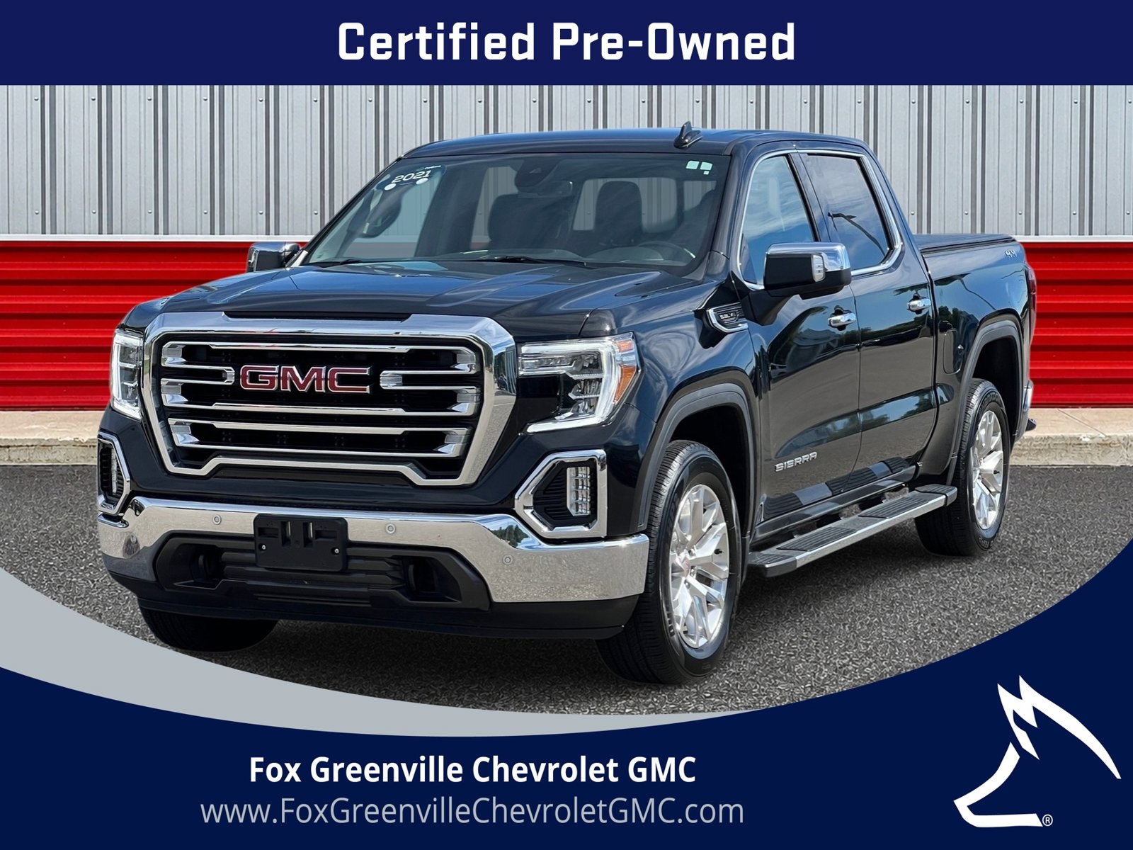 Onyx Black 2021 GMC Sierra 1500 Pickup Truck Four-Wheel Drive Automatic