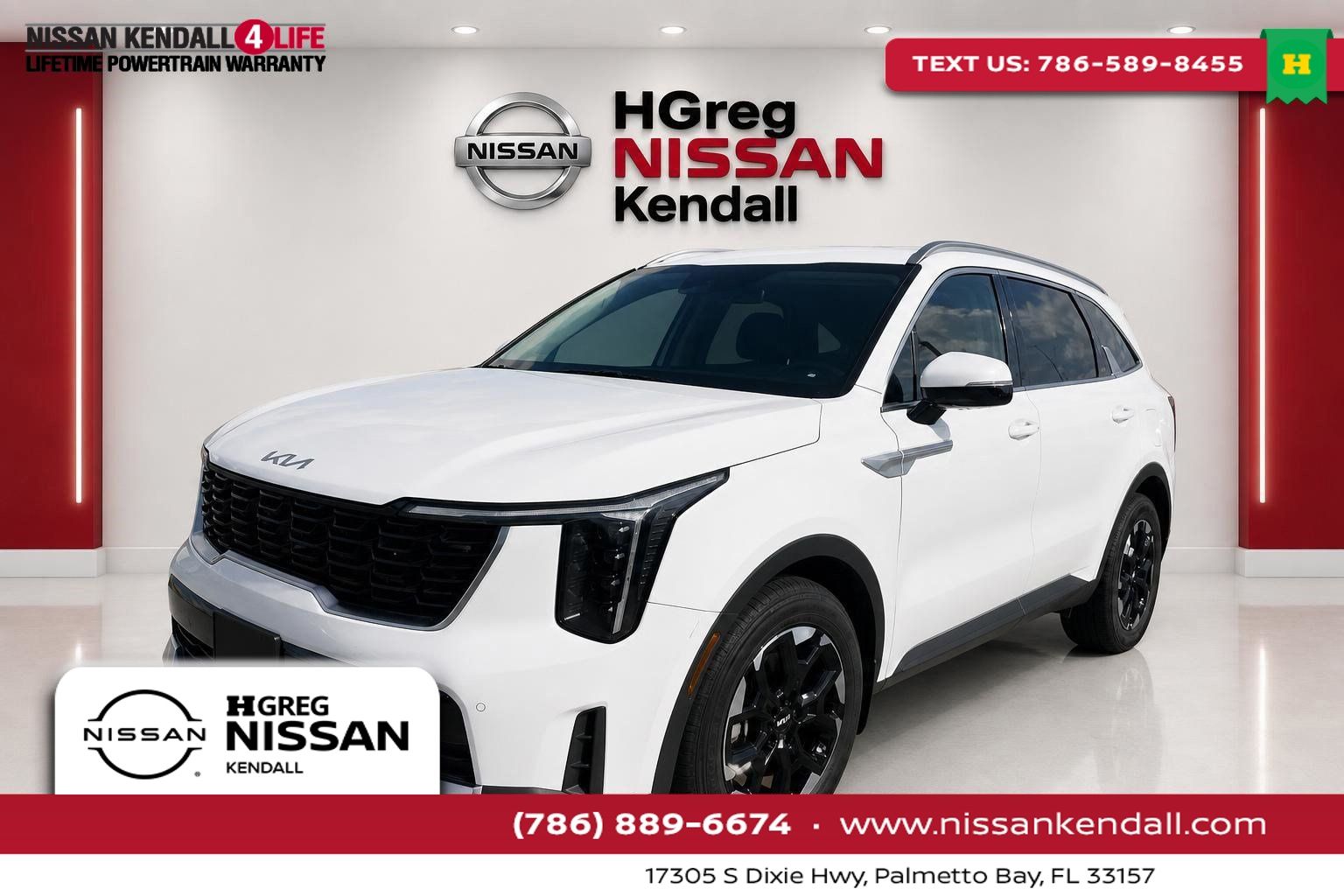 White Pearl 2024 Kia Sorento SUV / Crossover Front-Wheel Drive 8-Speed Automatic