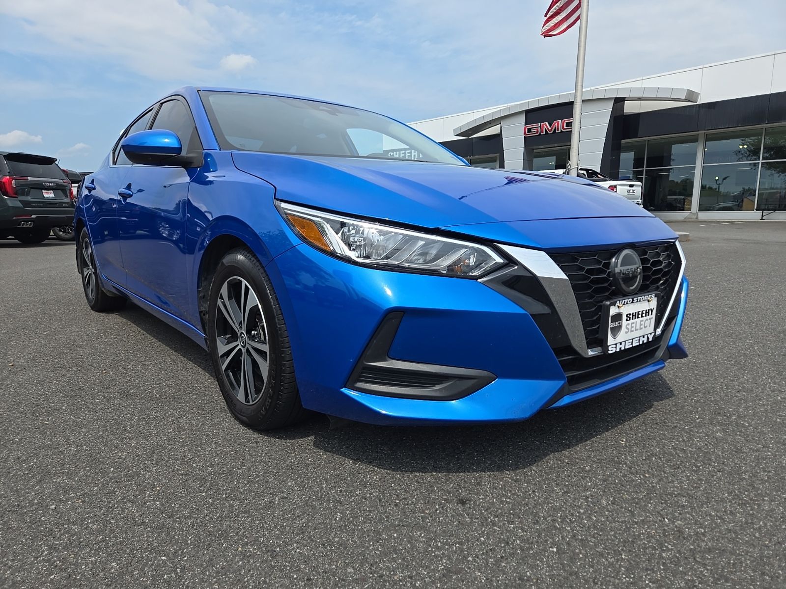 Electric Blue Metallic 2023 Nissan Sentra Sedan Front-Wheel Drive Continuously Variable Transmission