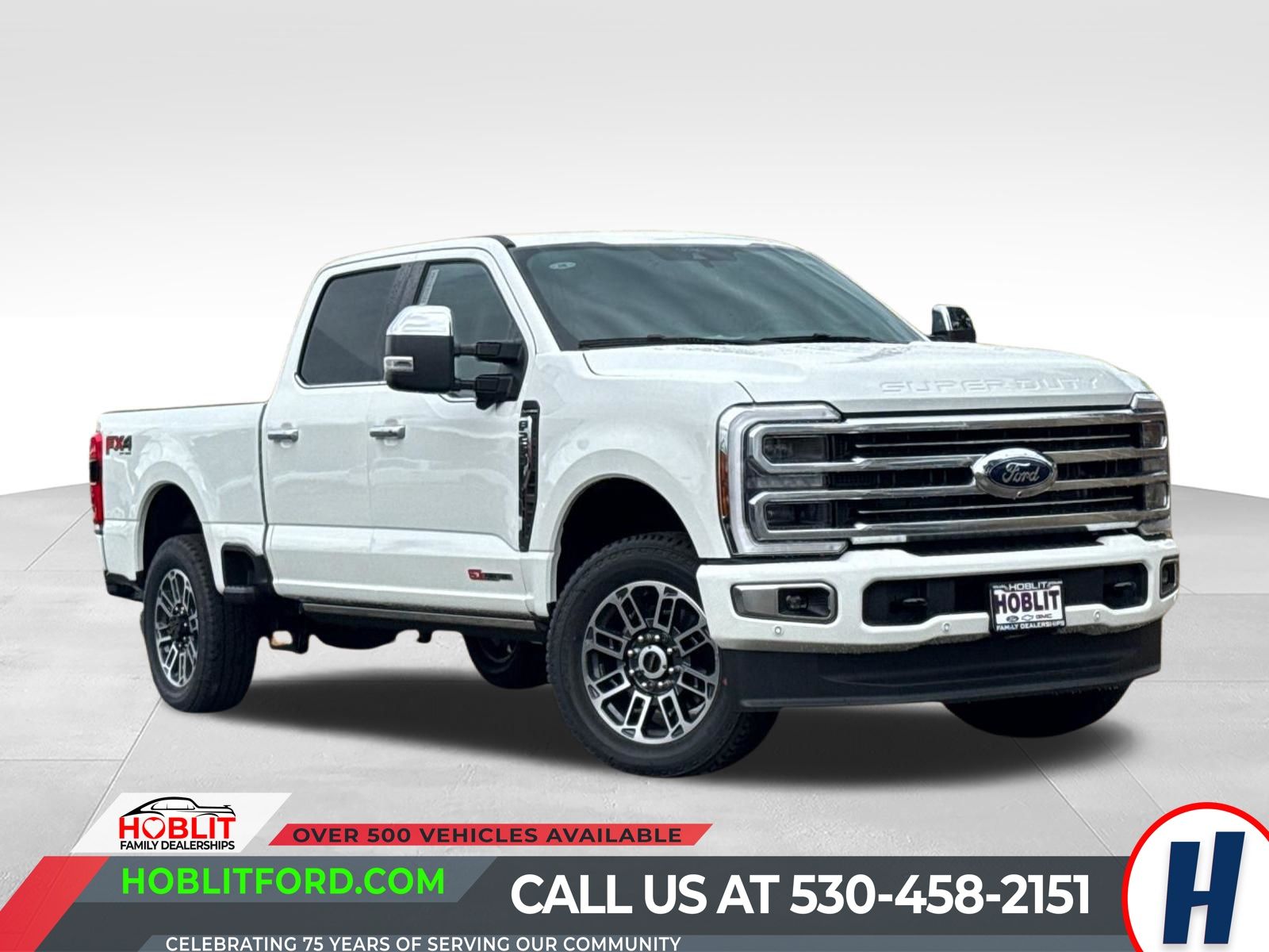 Star White Metallic Tri-Coat 2026 Ford F-250 Super Duty Pickup Truck Four-Wheel Drive Automatic