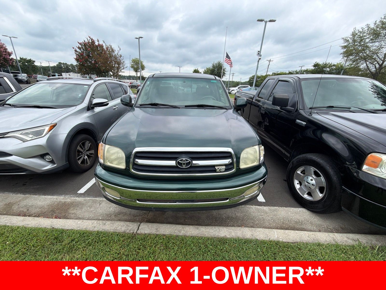 Imperial Jade Mica 2000 Toyota Tundra Pickup Truck Rear-Wheel Drive 4-Speed Automatic