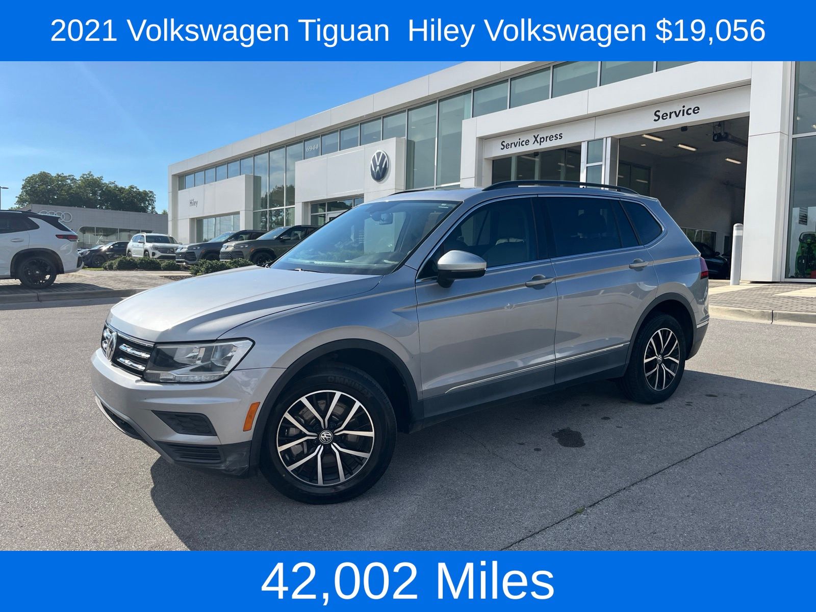 Pyrite Silver Metallic 2021 Volkswagen Tiguan SUV / Crossover Front-Wheel Drive 8-Speed Automatic