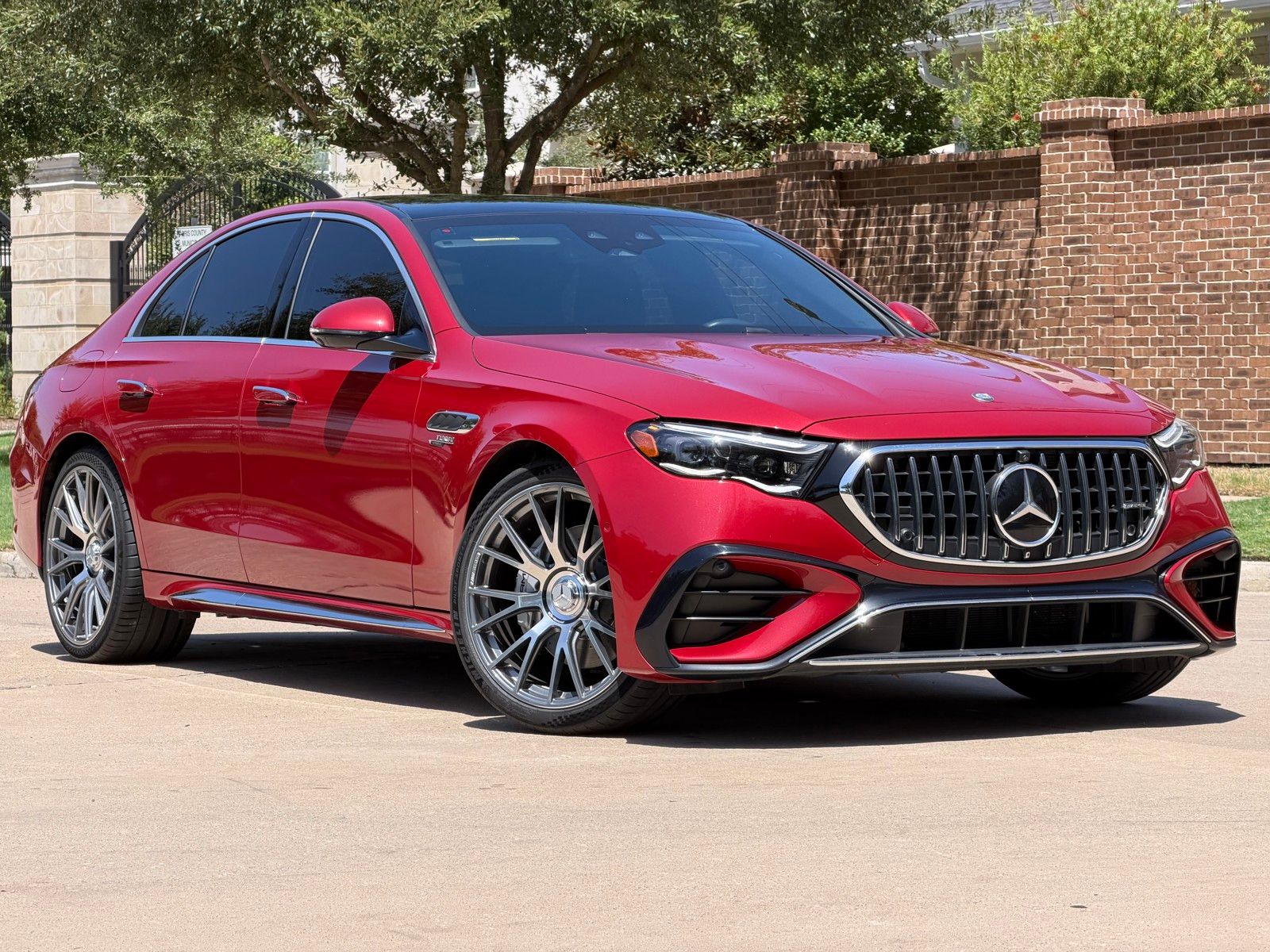 MANUFAKTUR Patagonia Red 2025 Mercedes-Benz E-Class Sedan All-Wheel Drive 9-Speed Automatic