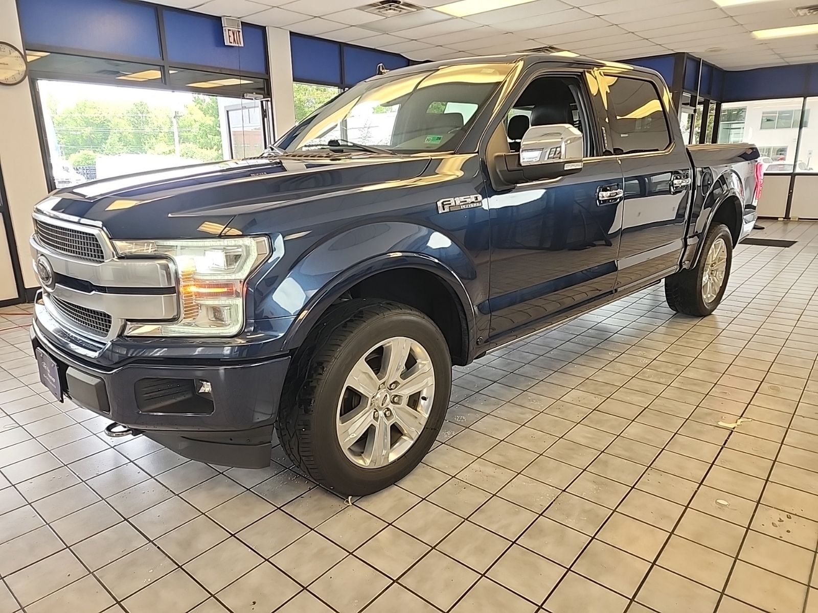 Certified Used 2020 Blue Ford Platinum image 3