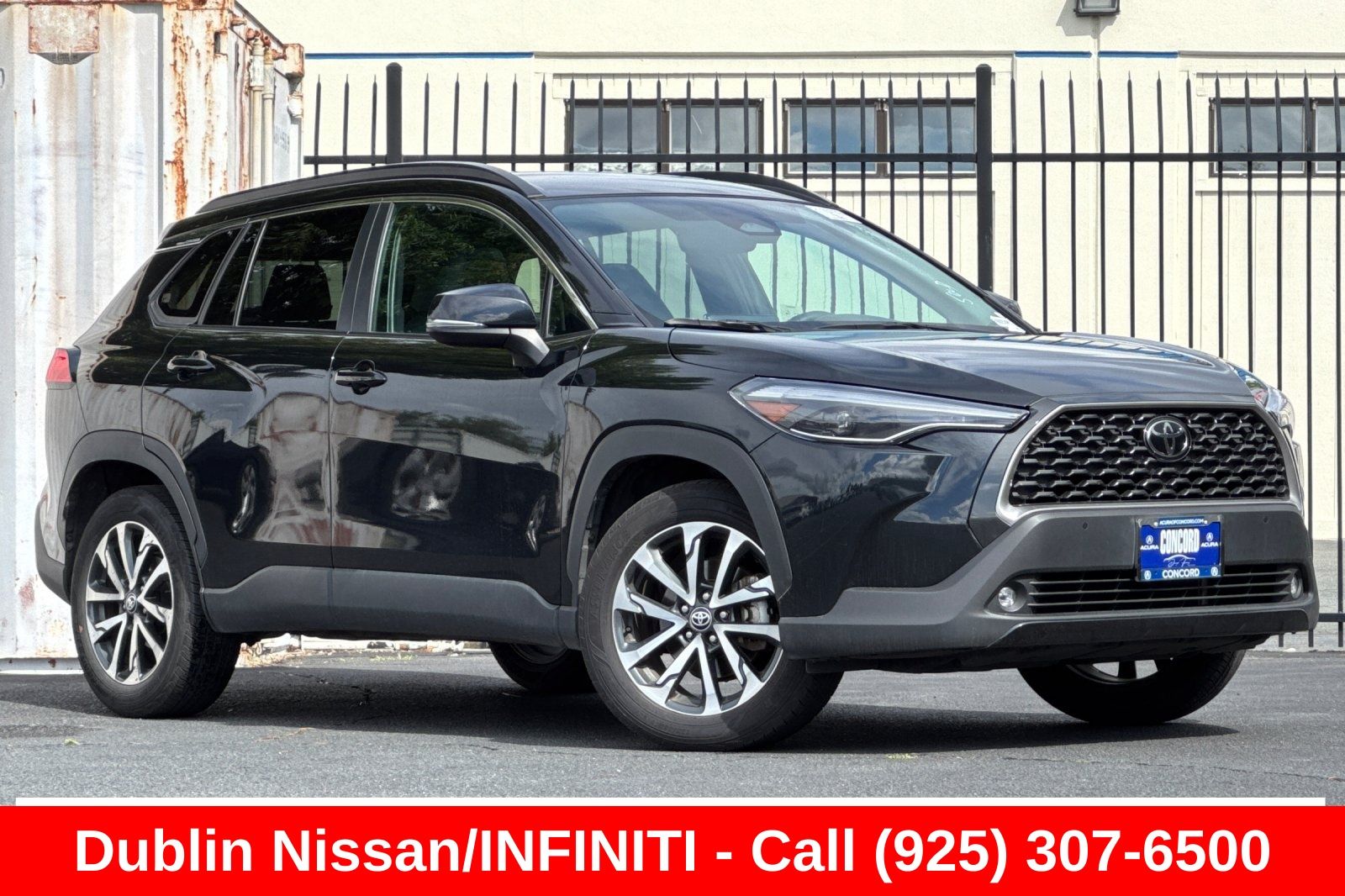 Jet Black 2024 Toyota Corolla Cross SUV / Crossover All-Wheel Drive Continuously Variable Transmission