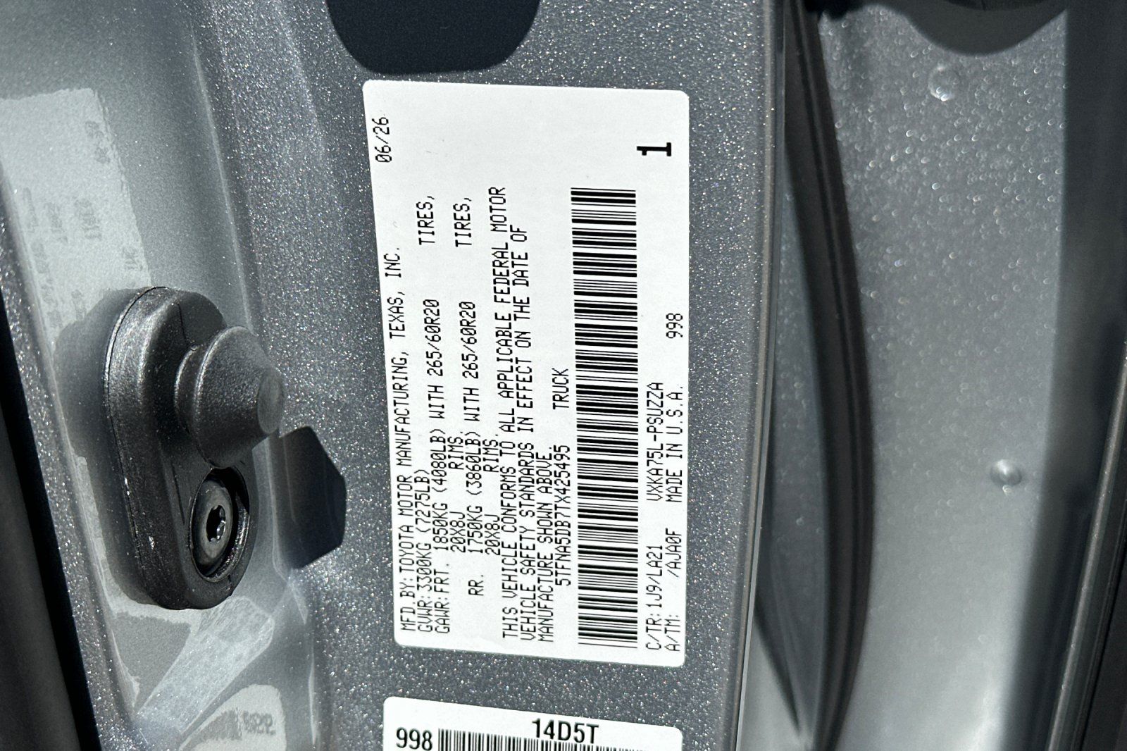 New 2026 Toyota Tundra Truck