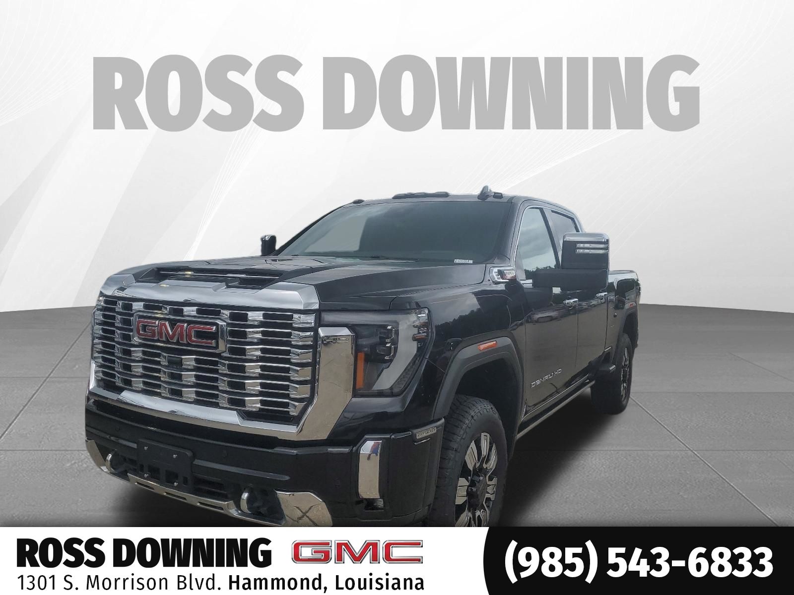 Onyx Black 2024 GMC Sierra 2500HD Pickup Truck Four-Wheel Drive Automatic
