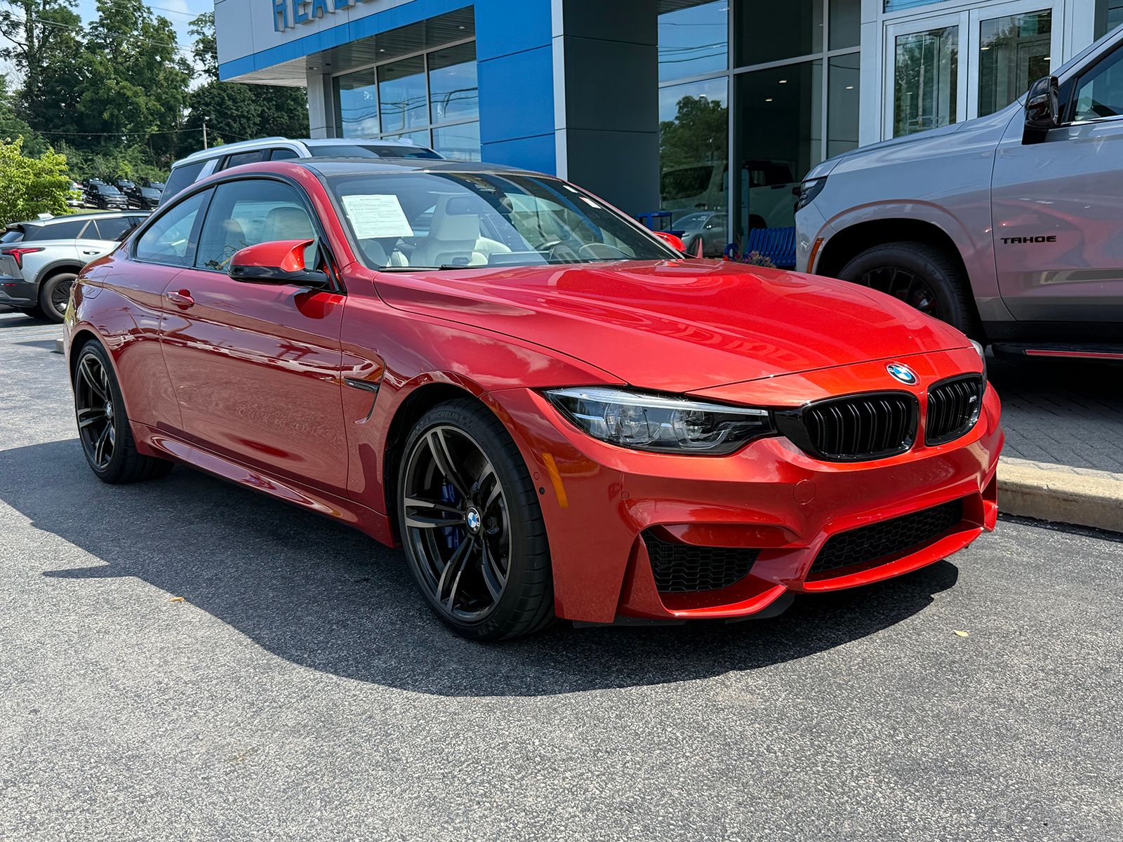 Sakhir Orange II Metallic 2019 BMW M4 Coupe Rear-Wheel Drive 6-Speed Manual