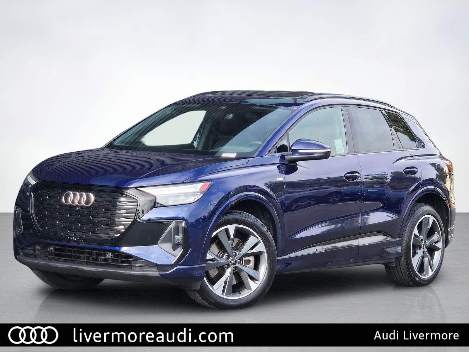 Navarra Blue Metallic 2023 Audi Q4 e-tron SUV / Crossover All-Wheel Drive Automatic