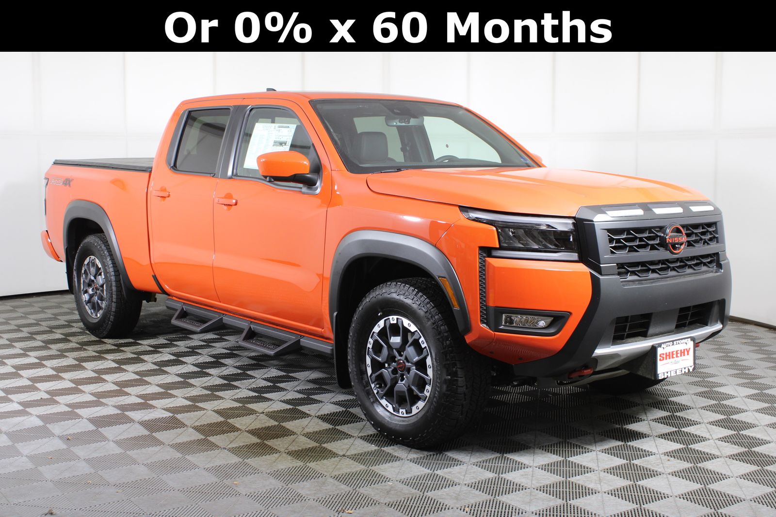 Afterburn Orange 2026 Nissan Frontier PRO-4X Crew Cab LB 4WD Pickup Truck Four-Wheel Drive 9-Speed Automatic Overdrive