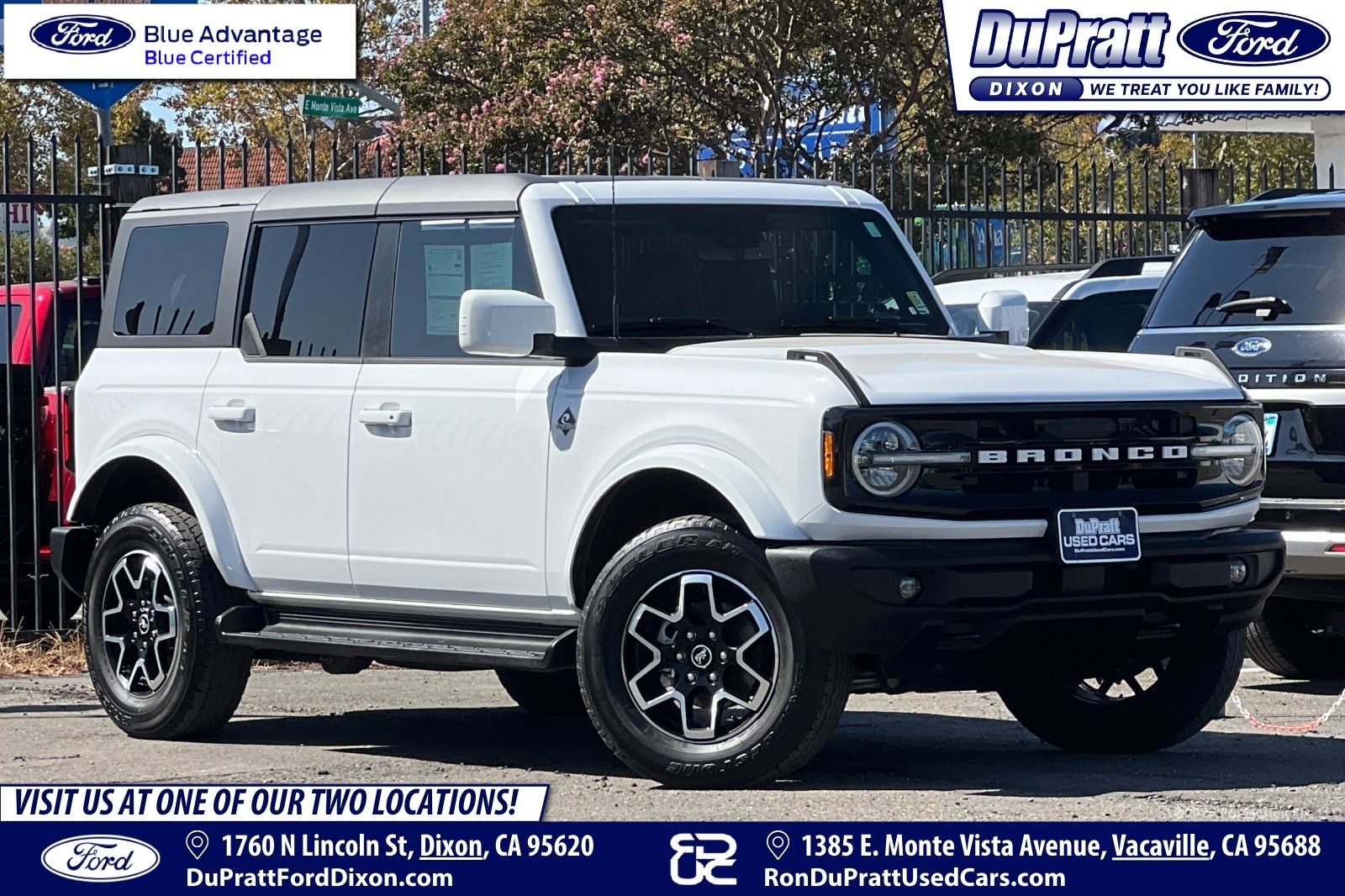 Oxford White 2025 Ford Bronco SUV / Crossover Four-Wheel Drive Automatic