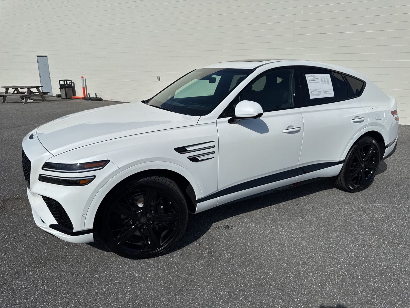 White 2026 Genesis GV80 Coupe 3.5T E-SC Prestige Black AWD Coupe All-Wheel Drive 8-Speed Automatic