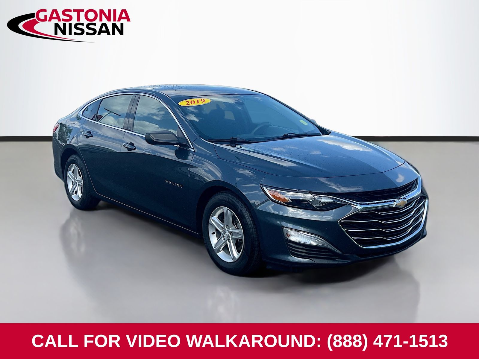 Shadow Gray Metallic 2019 Chevrolet Malibu LS FWD Sedan Front-Wheel Drive Continuously Variable Transmission