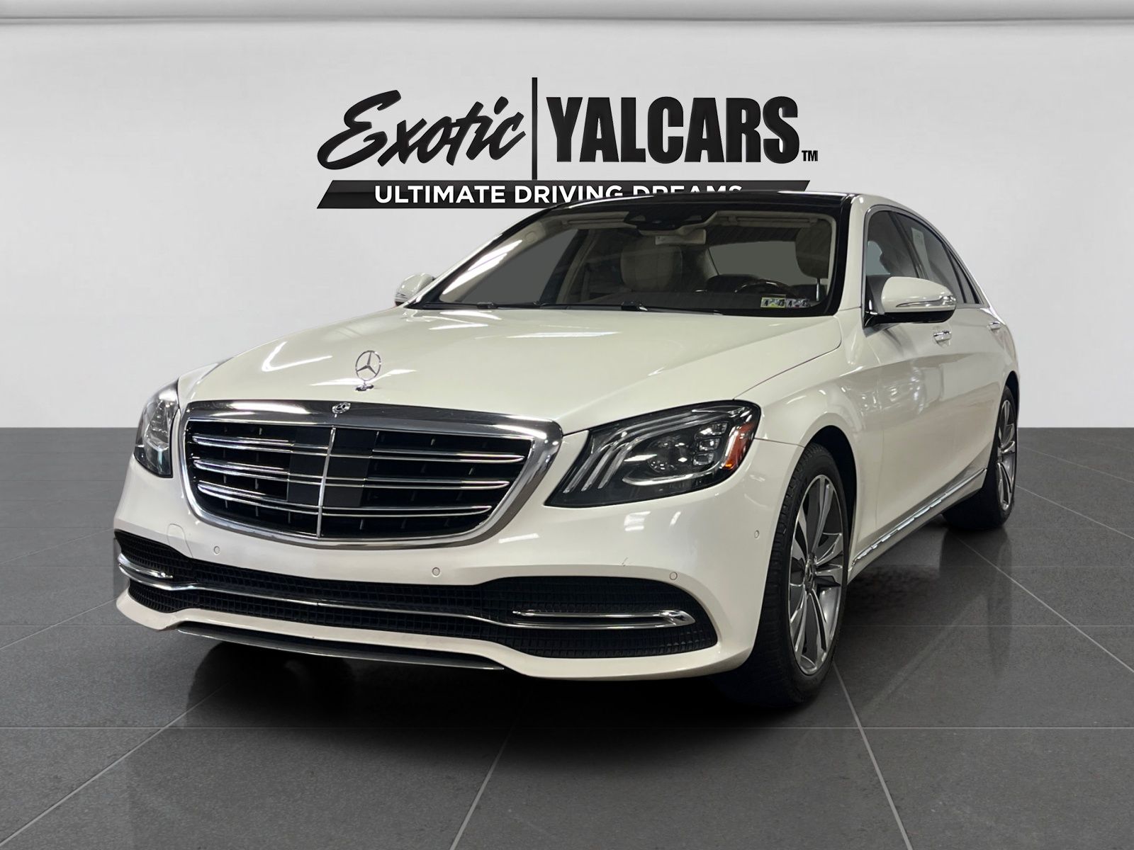 White 2019 Mercedes-Benz S-Class S 450 4MATIC AWD Sedan All-Wheel Drive 9-Speed Automatic