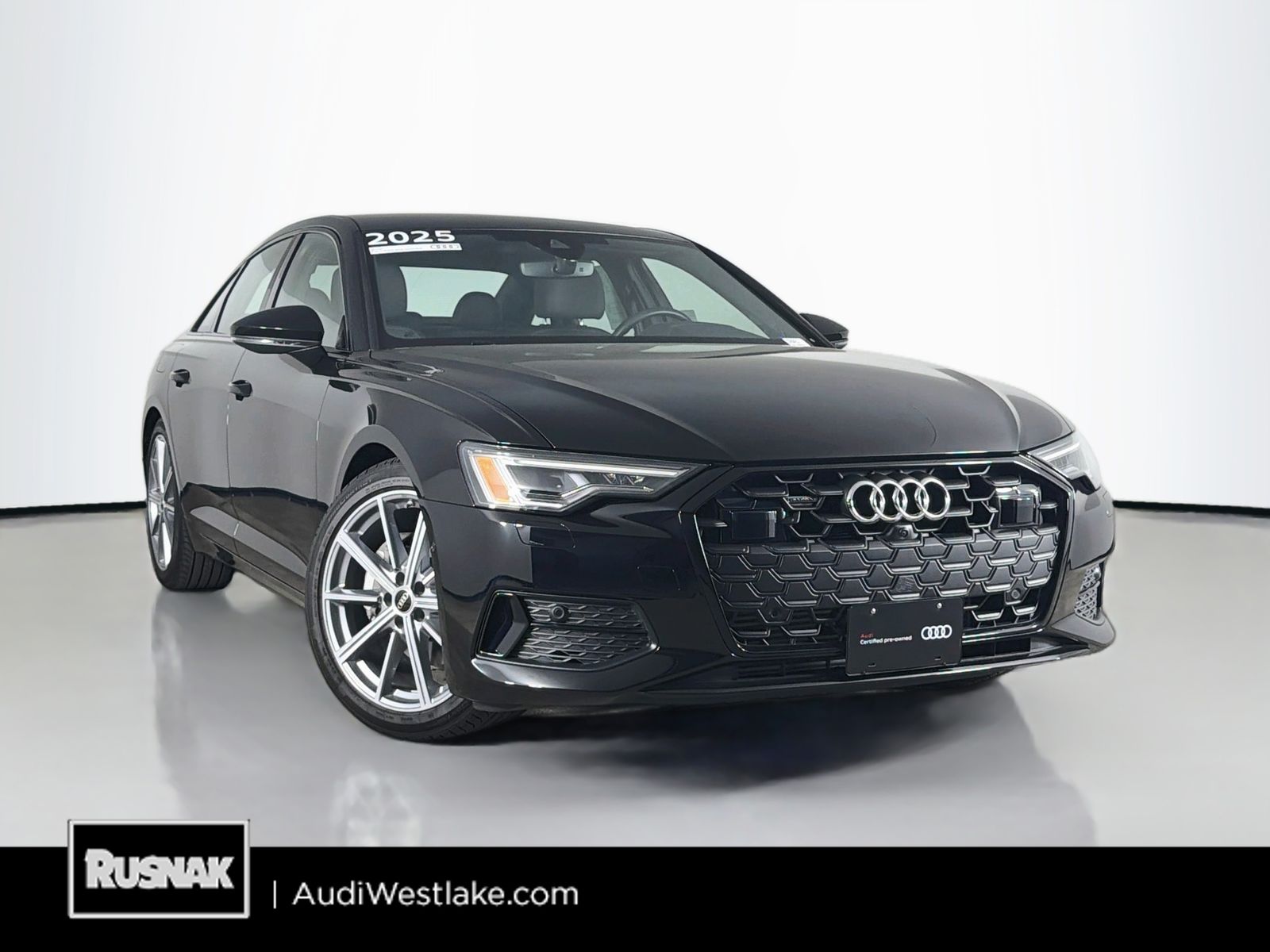Brilliant Black 2025 Audi A6 Sedan All-Wheel Drive 7-Speed Automatic