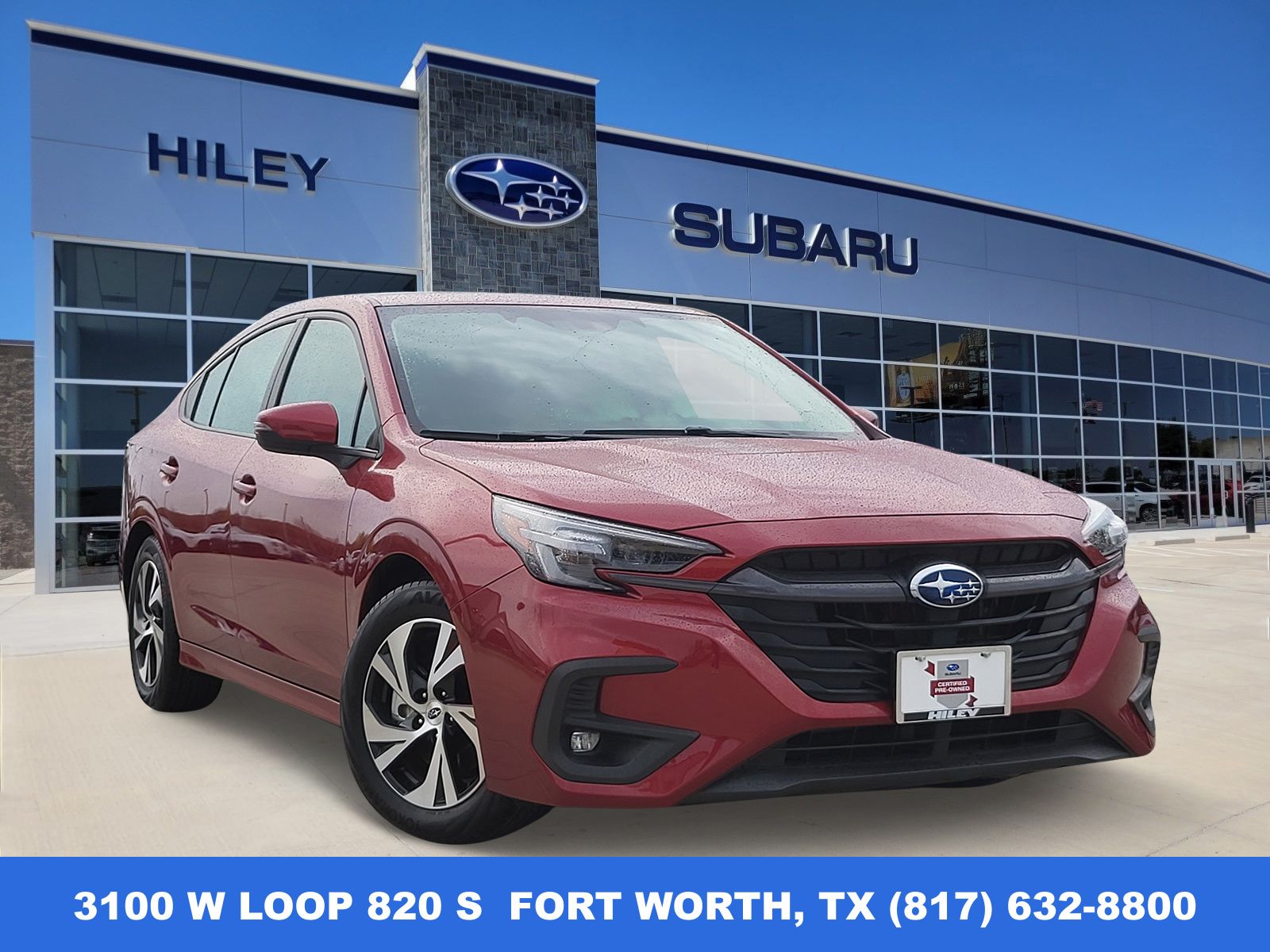 Crimson Red Pearl 2025 Subaru Legacy Premium AWD Sedan All-Wheel Drive Continuously Variable Transmission